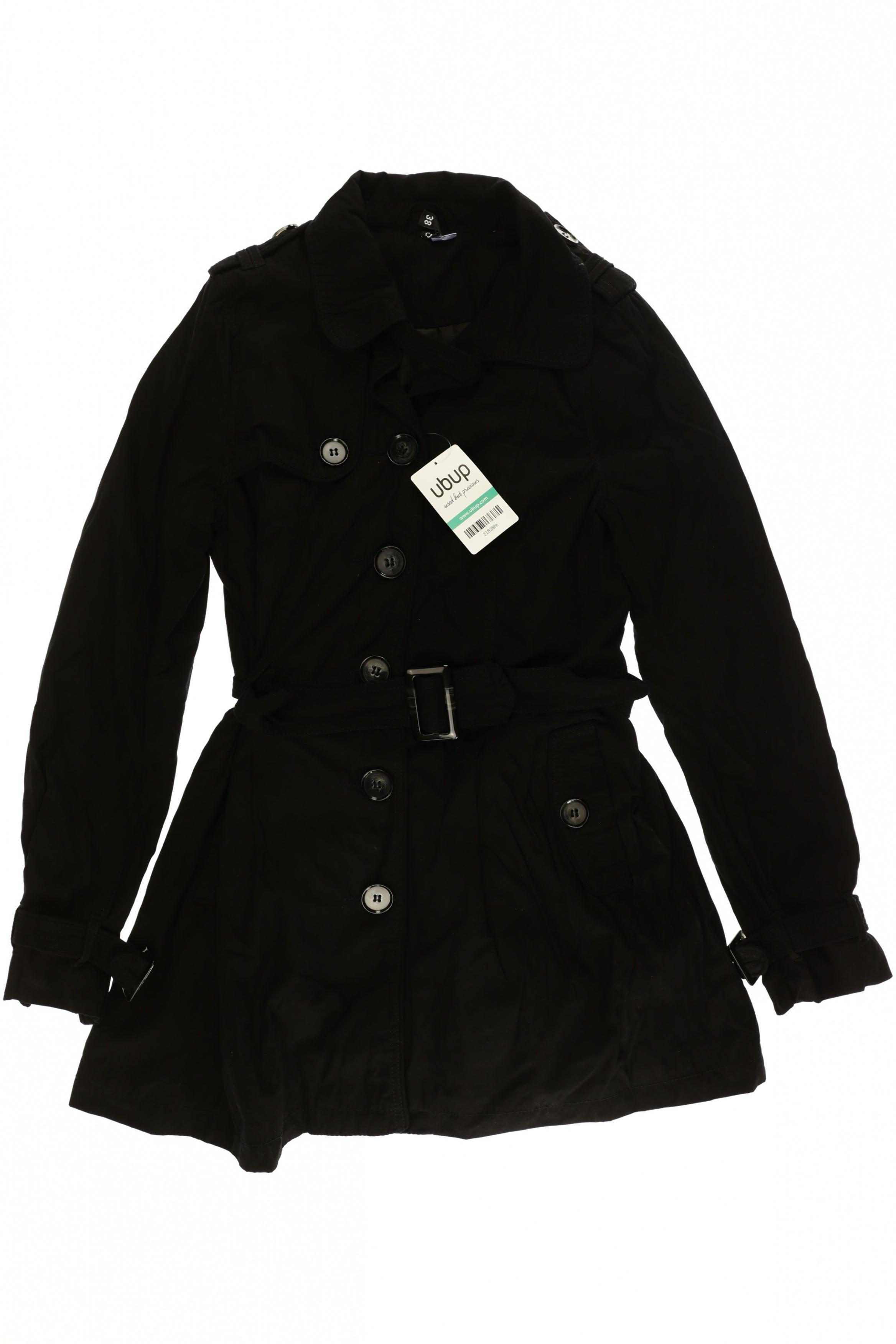 

H&M Damen Mantel, schwarz, Gr. 38