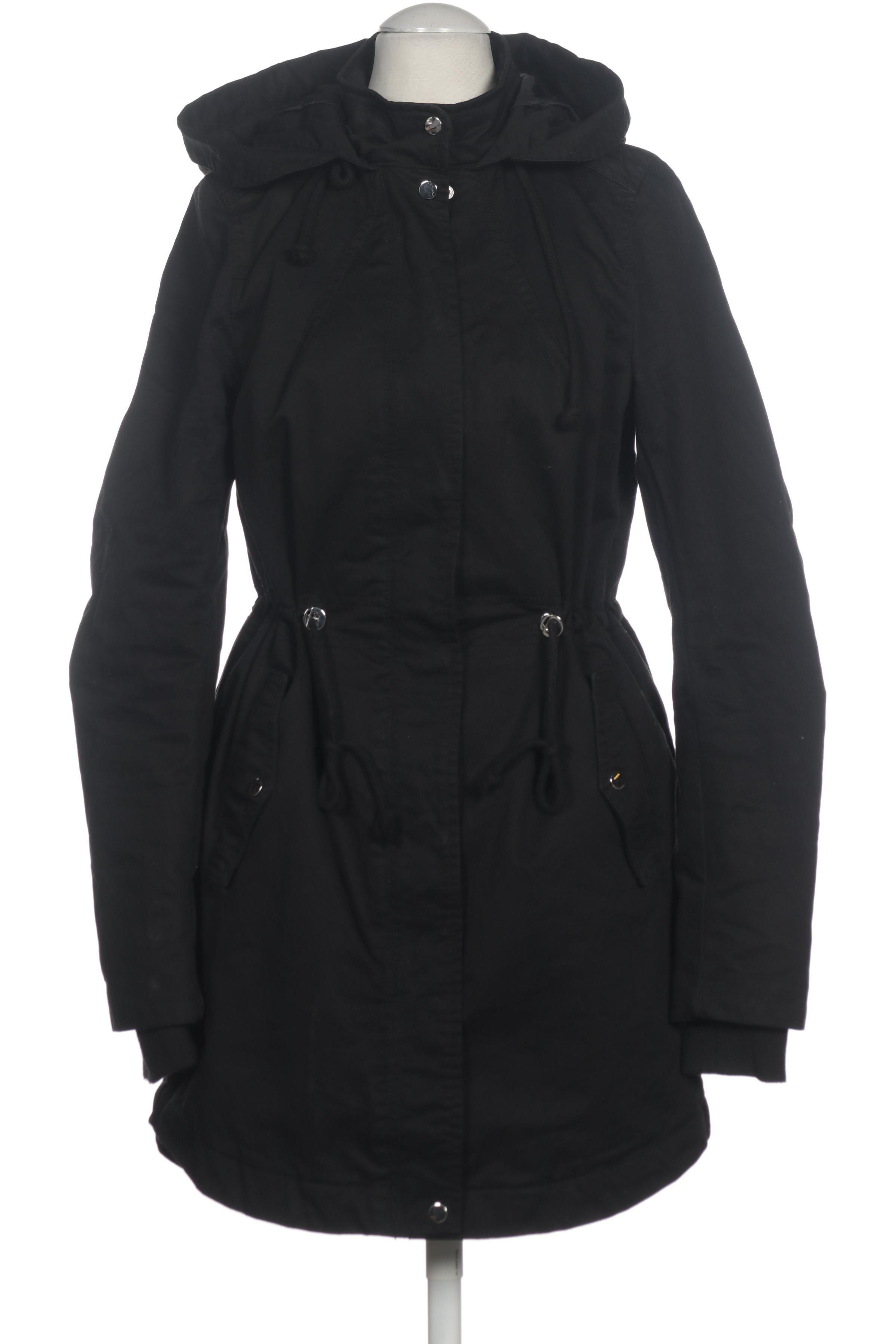 

H&M Damen Mantel, schwarz, Gr. 34