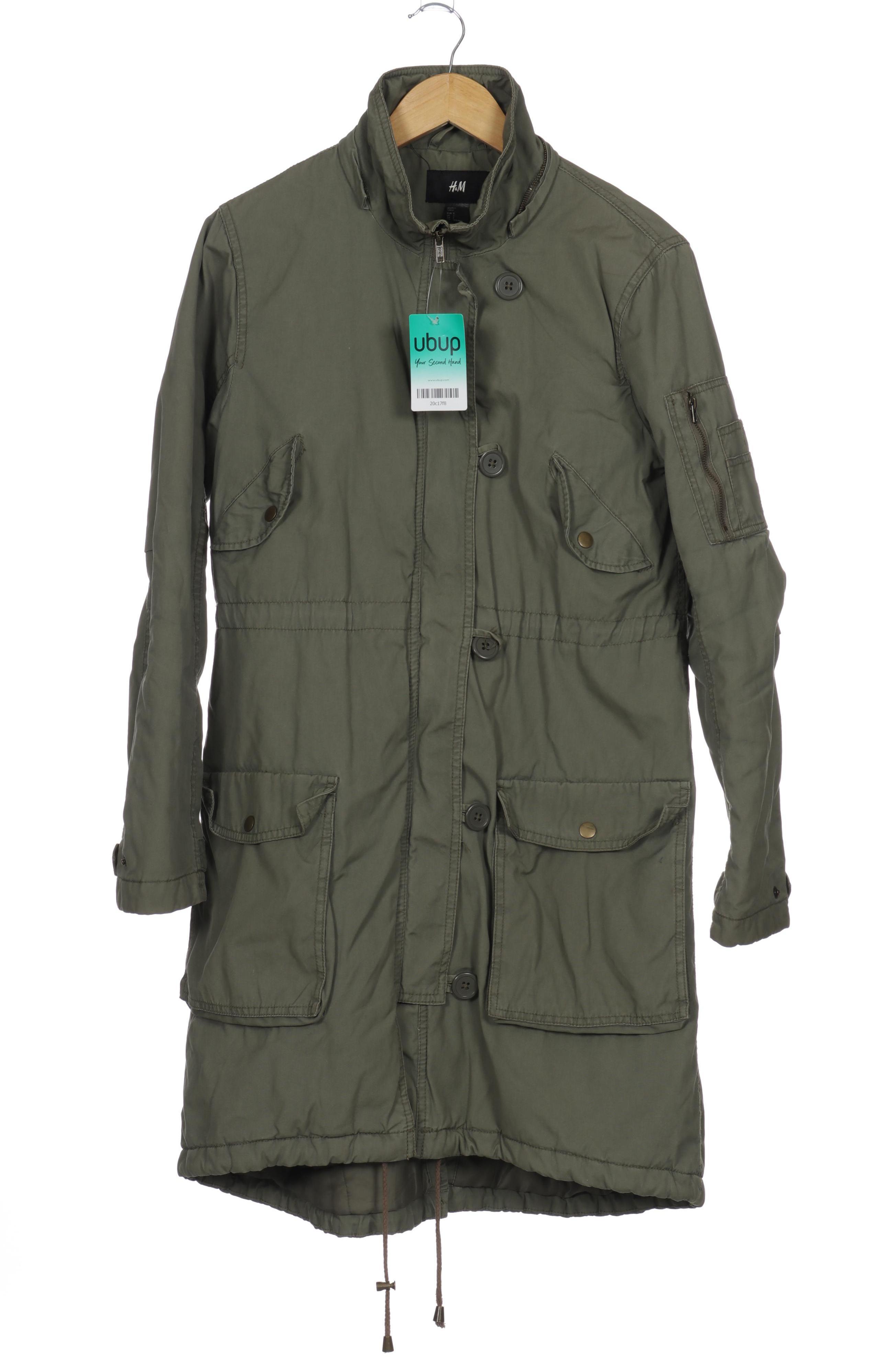 

H&M Damen Mantel, grün, Gr.