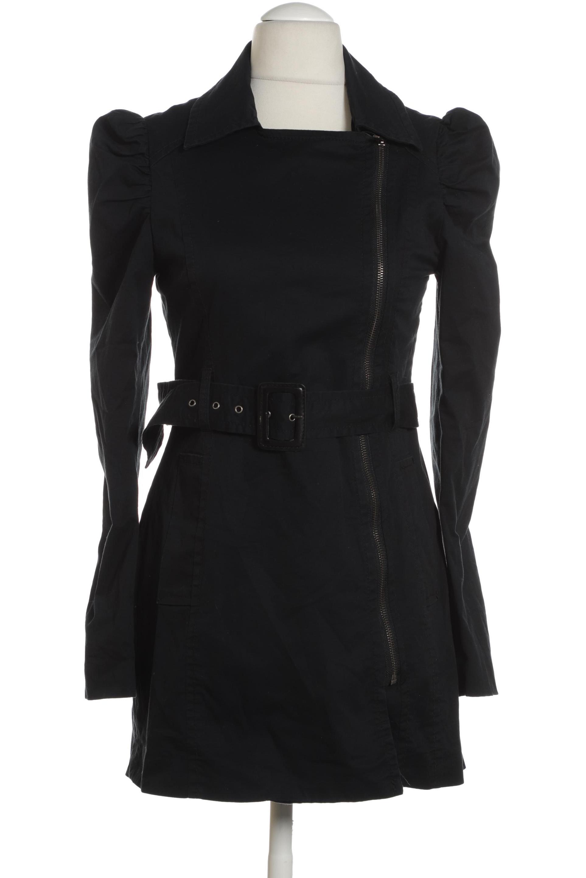 

H&M Damen Mantel, schwarz, Gr. 38