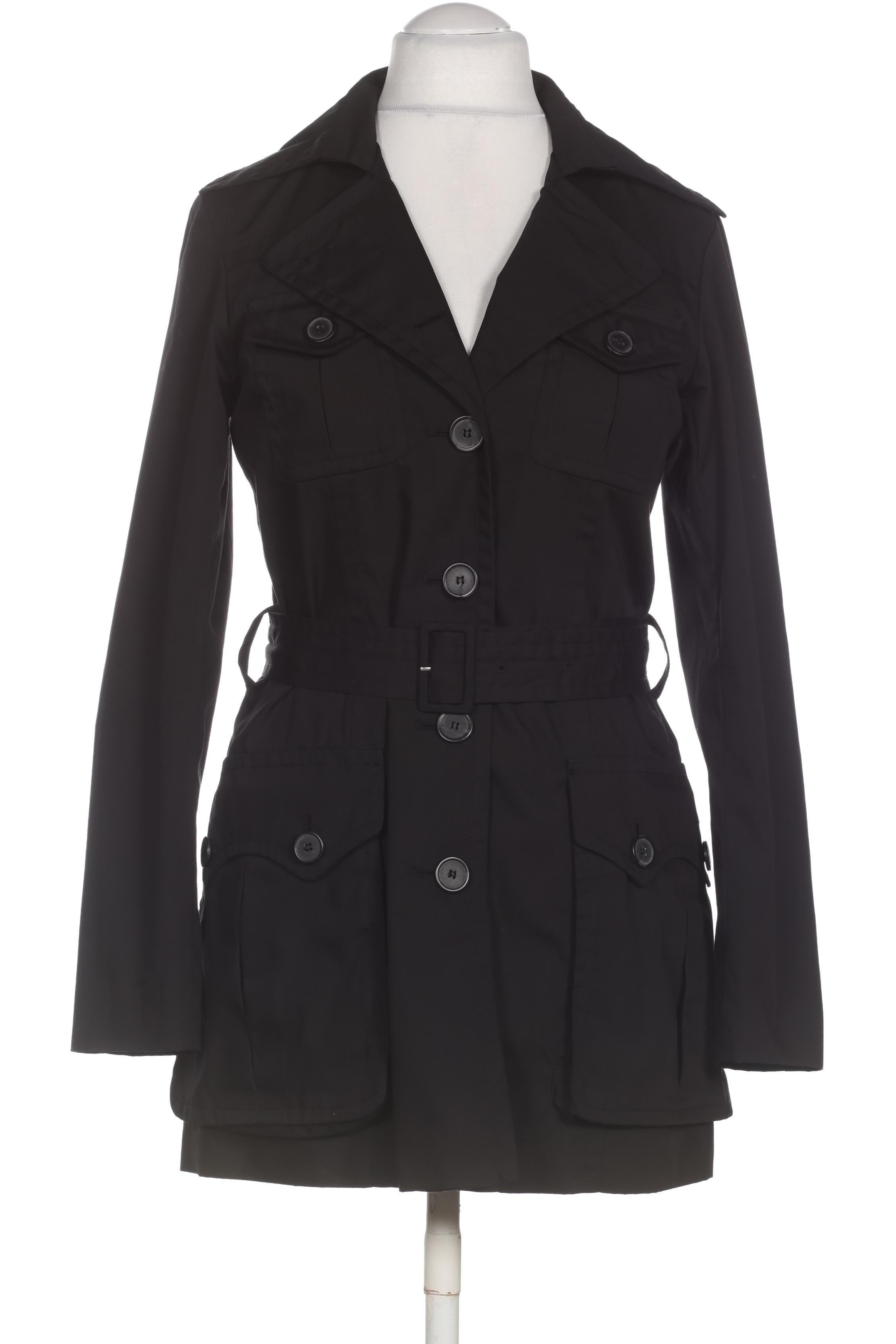 

H&M Damen Mantel, schwarz, Gr. 38