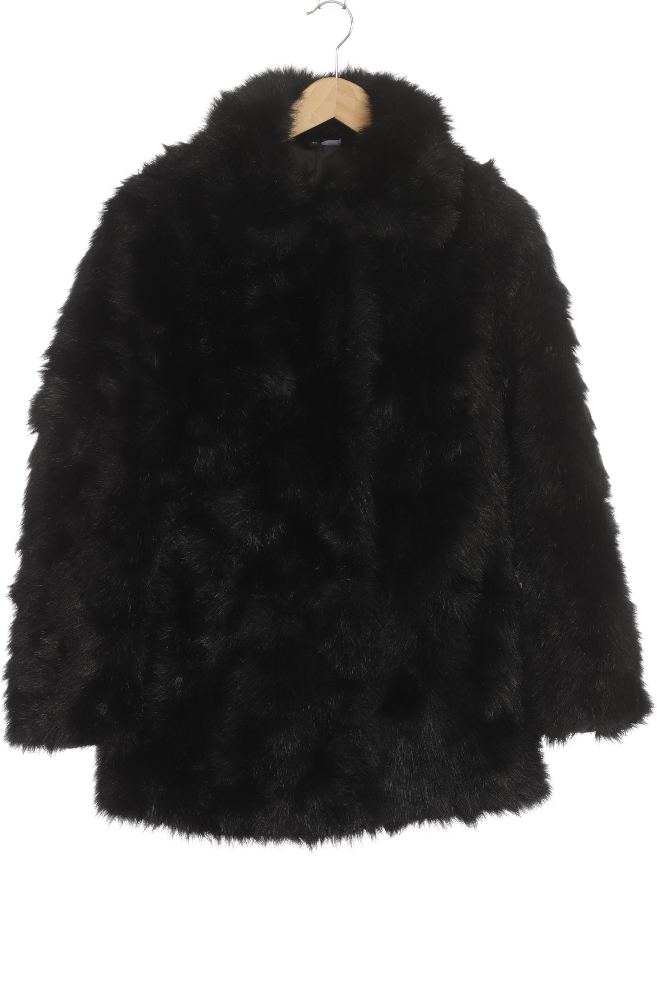 

H&M Damen Mantel, schwarz, Gr. 38