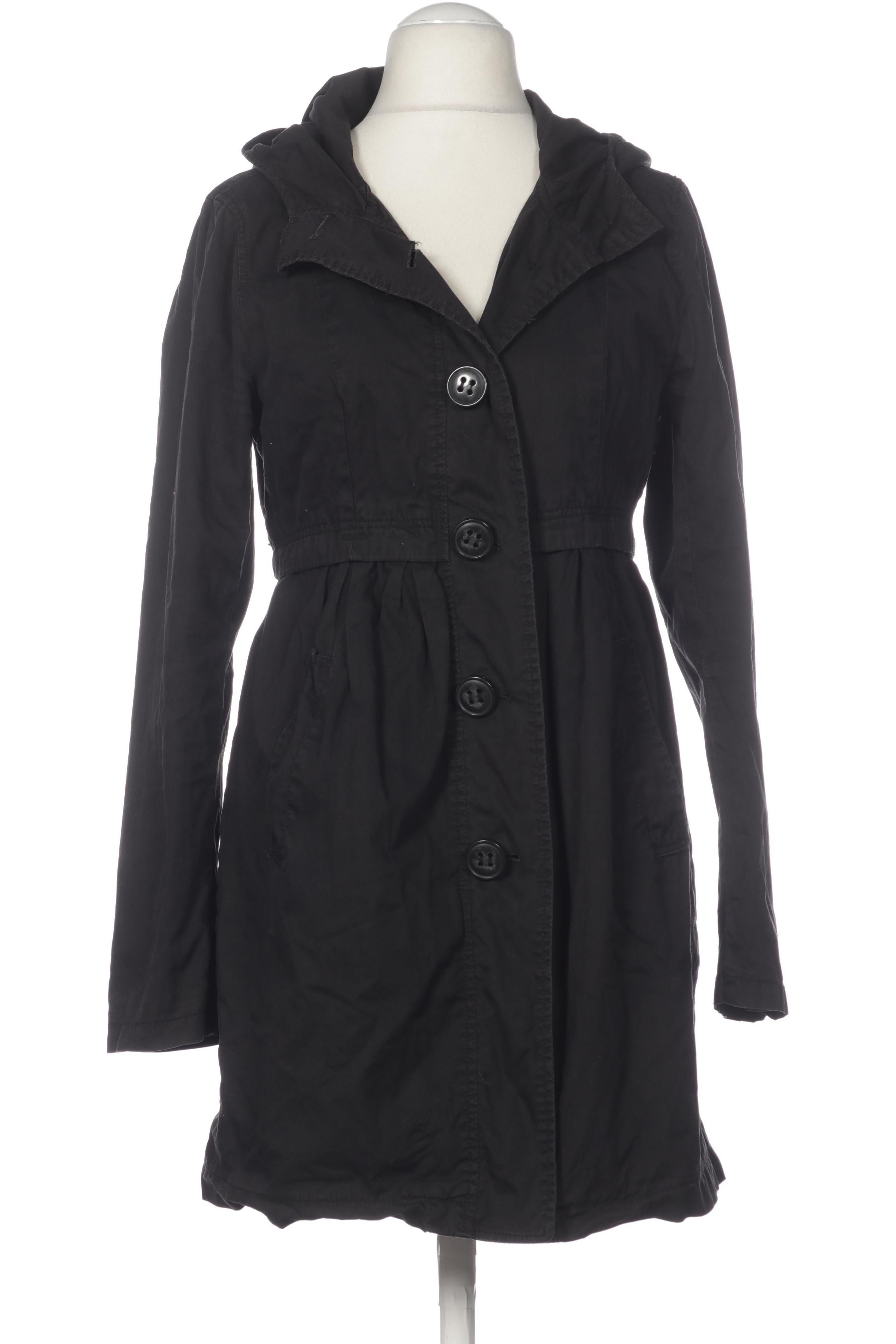 

H&M Damen Mantel, schwarz, Gr. 40