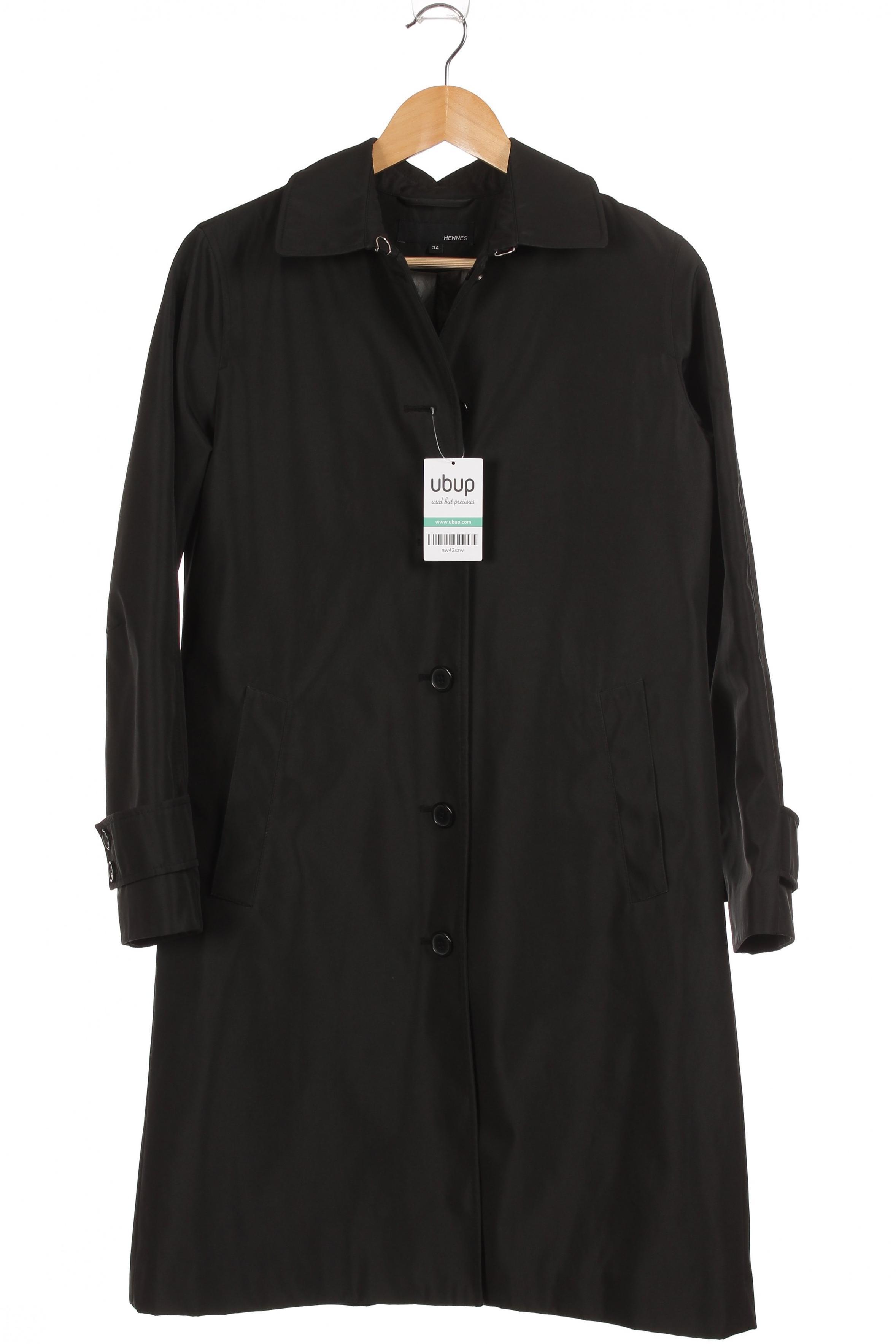 

H&M Damen Mantel, schwarz, Gr. 34