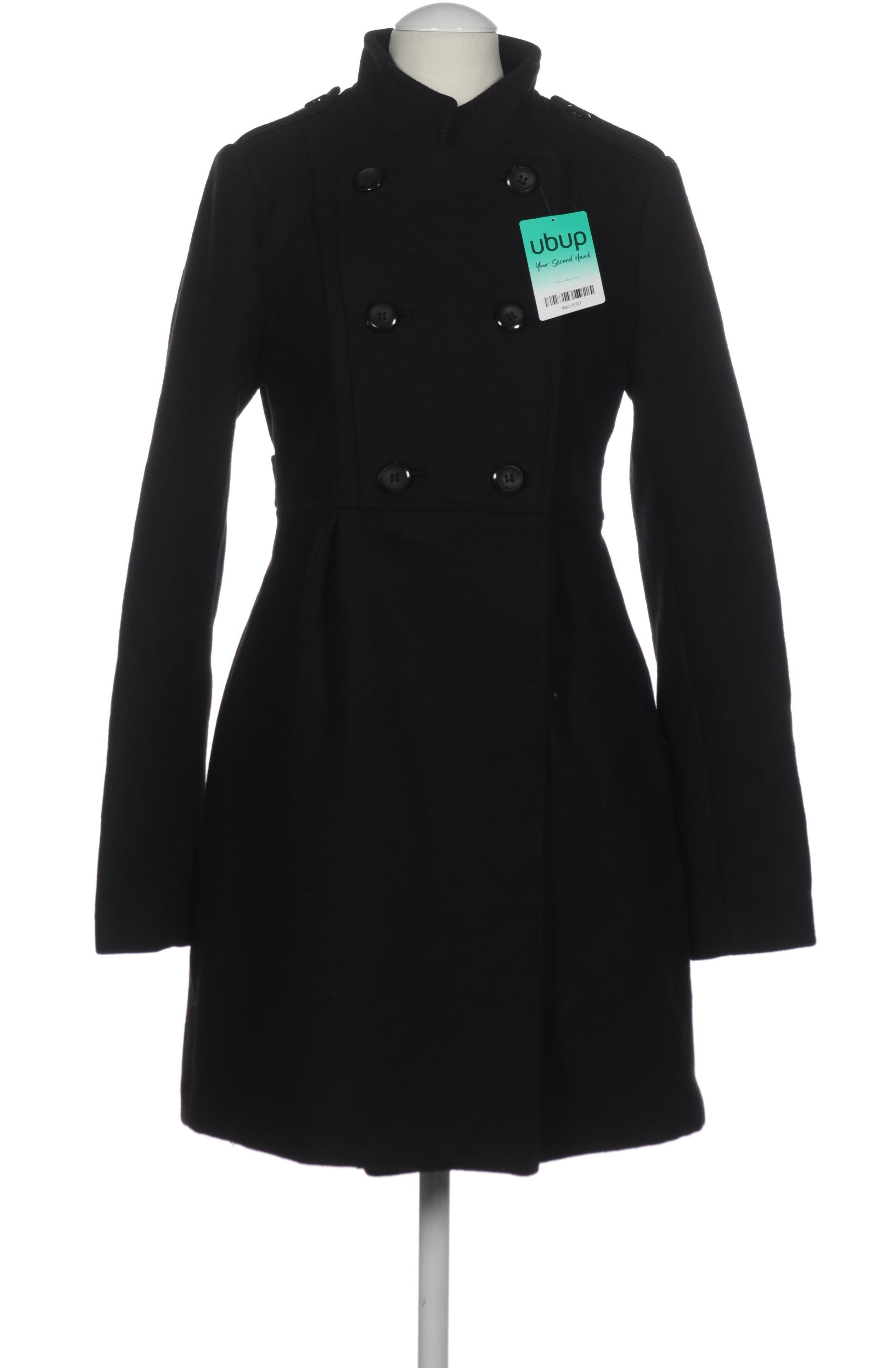 

H&M Damen Mantel, schwarz, Gr. 34