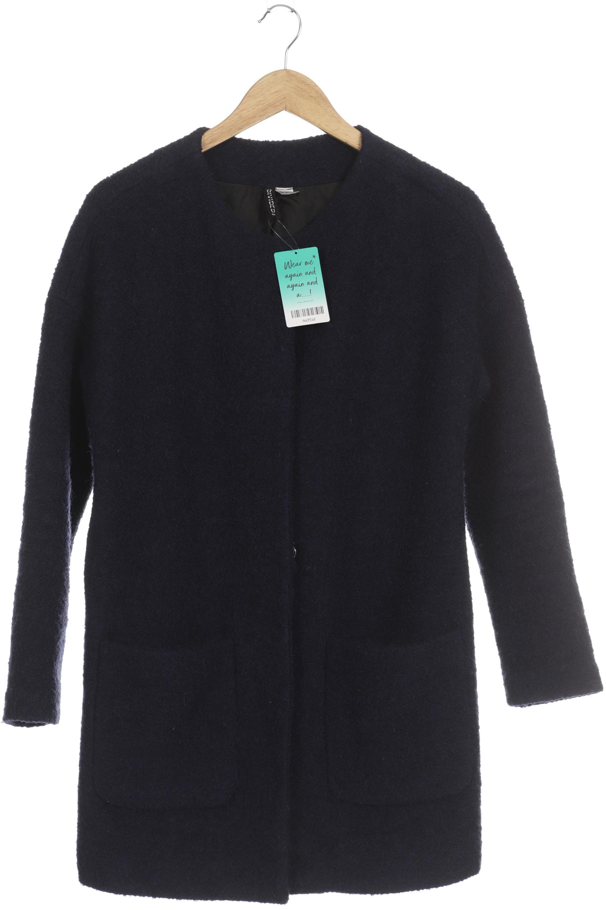 

H&M Damen Mantel, blau, Gr. 34