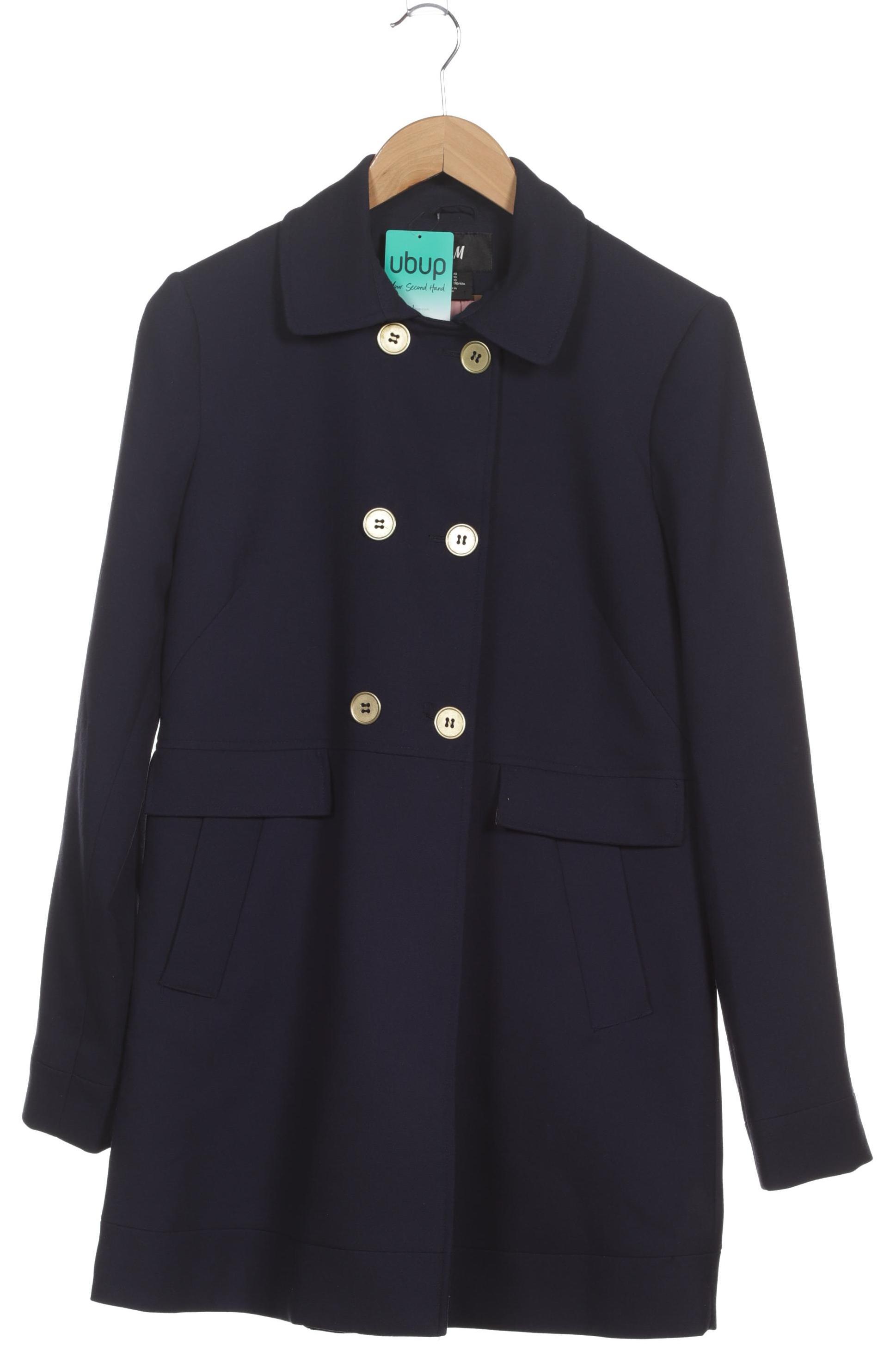 

H&M Damen Mantel, blau, Gr. 40
