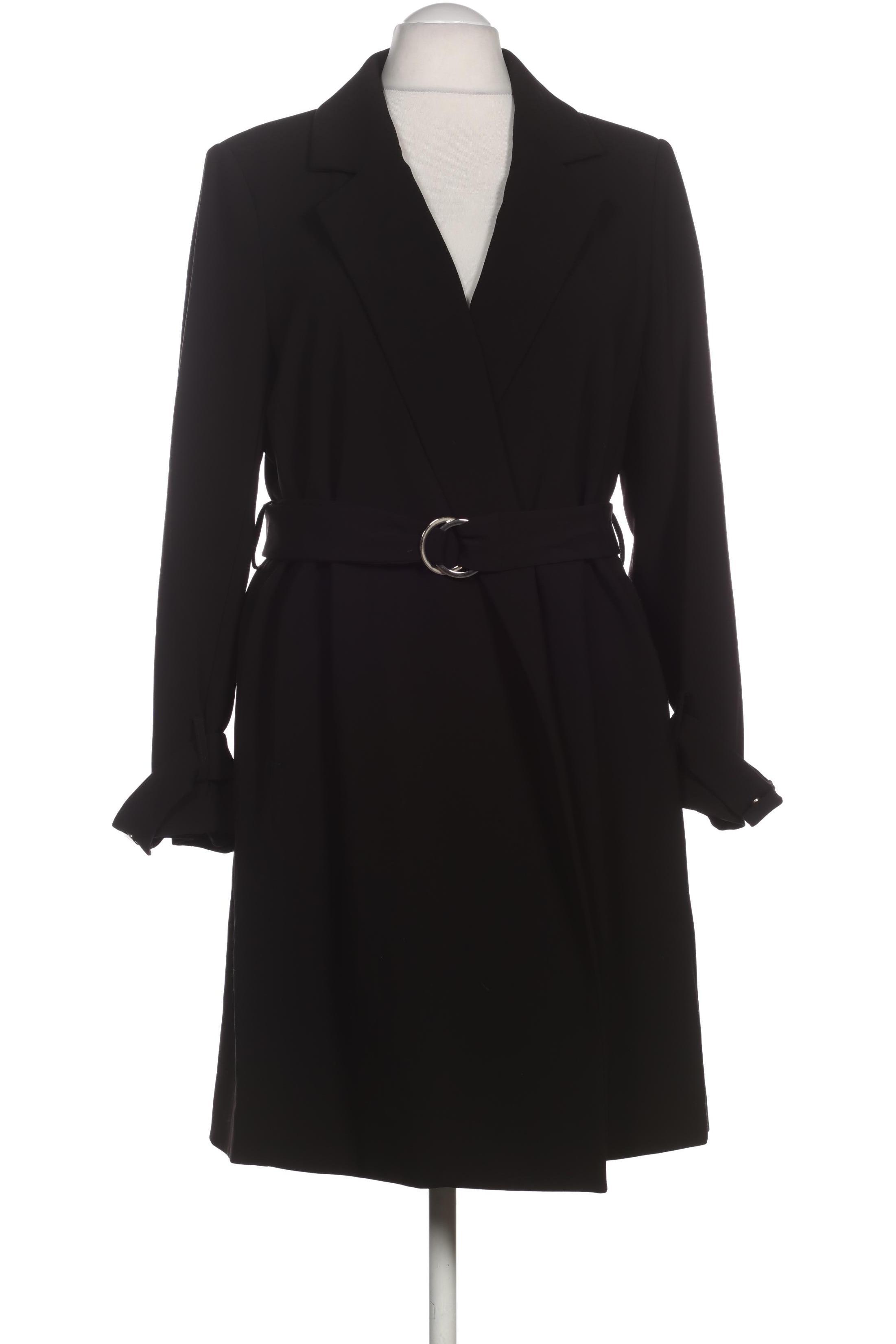 

H&M Damen Mantel, schwarz, Gr. 46