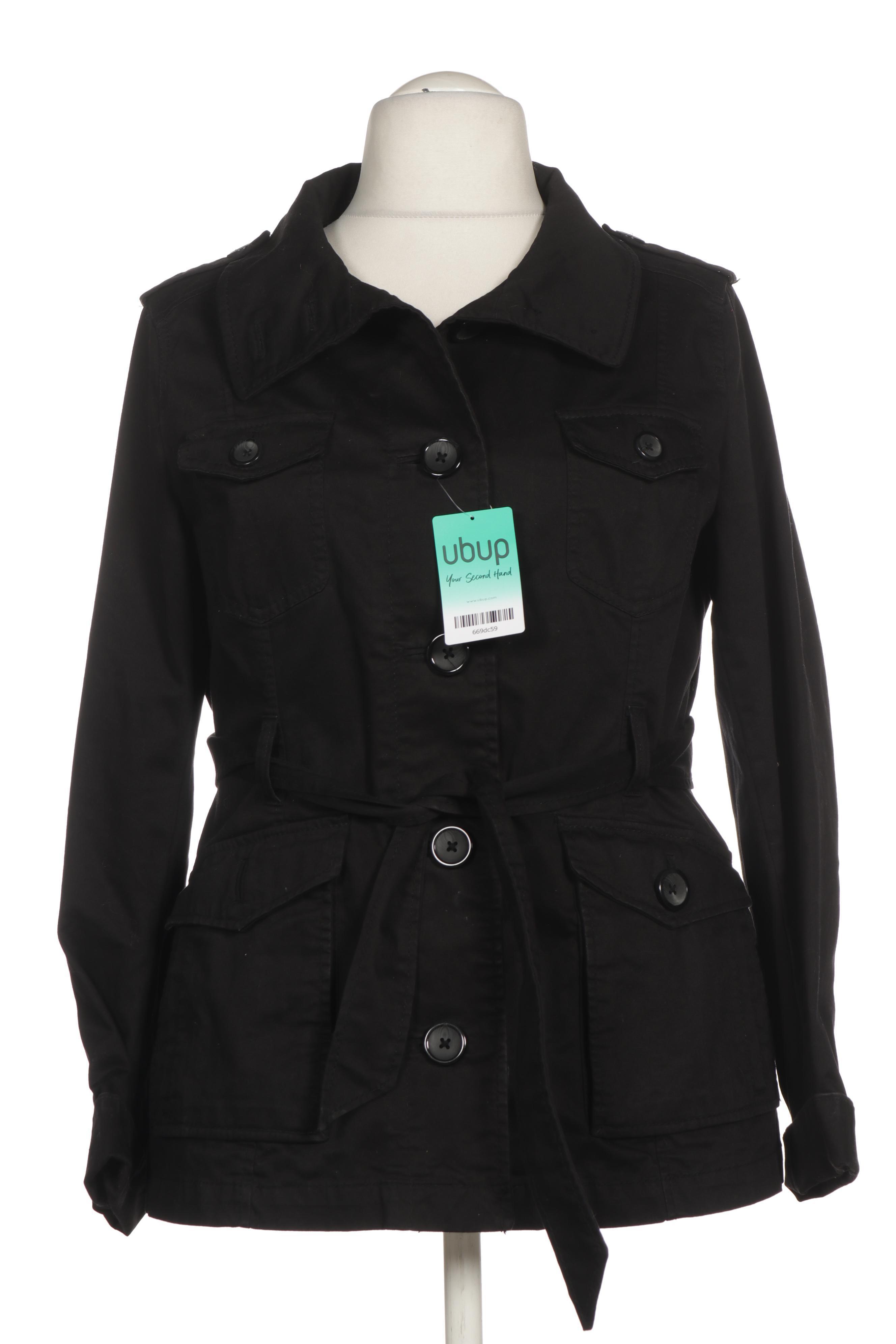 

H&M Damen Jacke, schwarz, Gr. 46