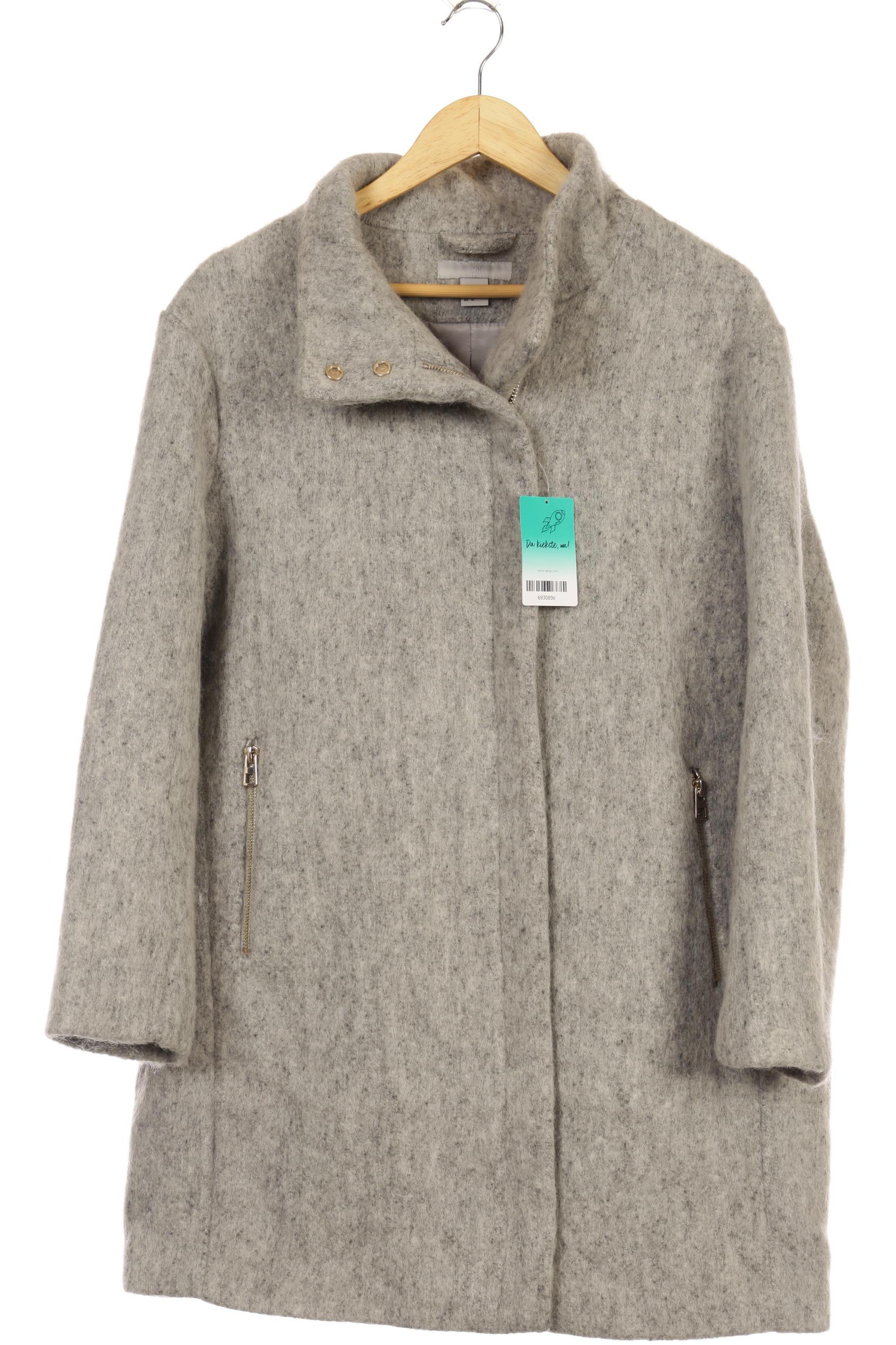 

H&M Damen Mantel, grau, Gr. 46