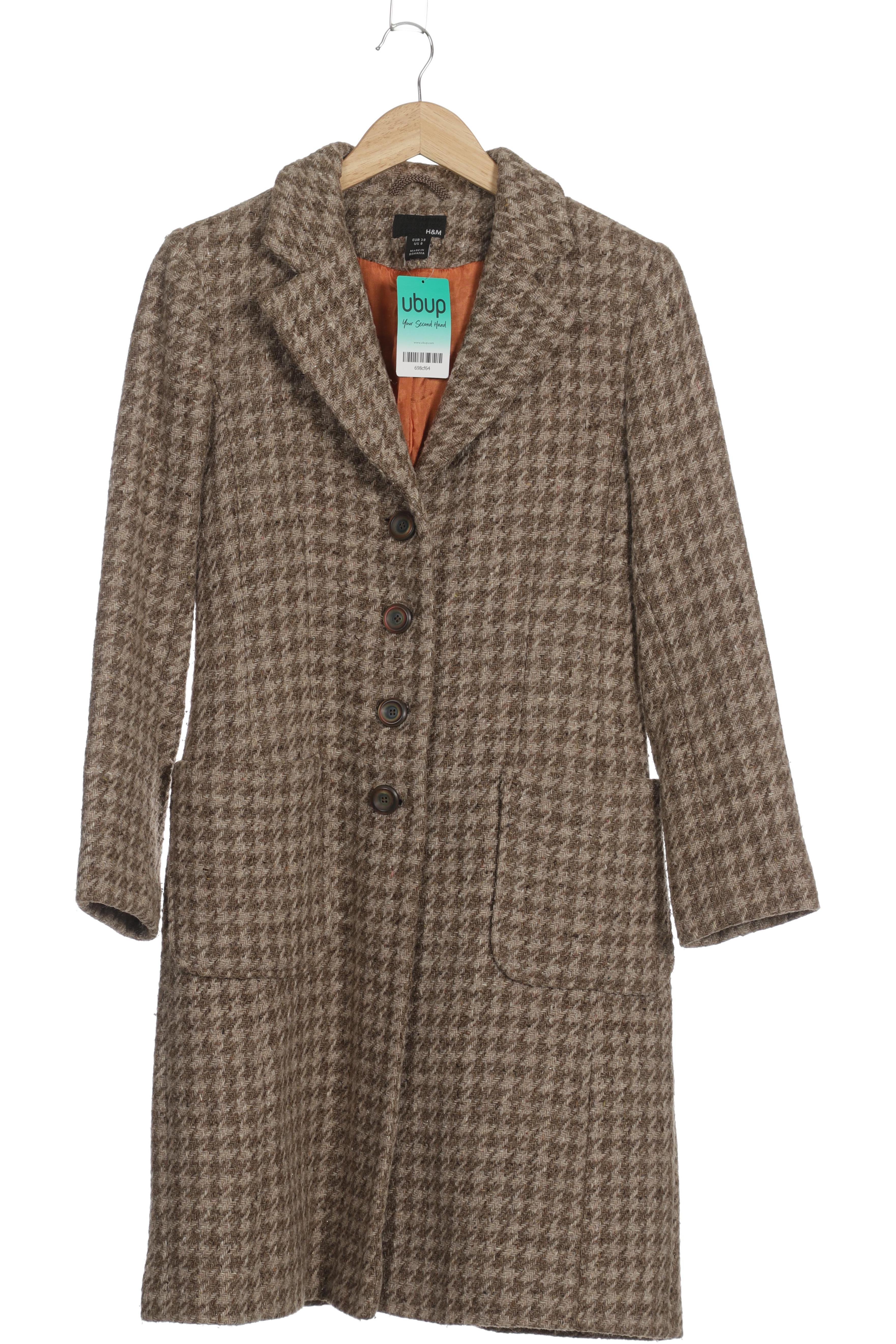 

H&M Damen Mantel, braun, Gr. 38