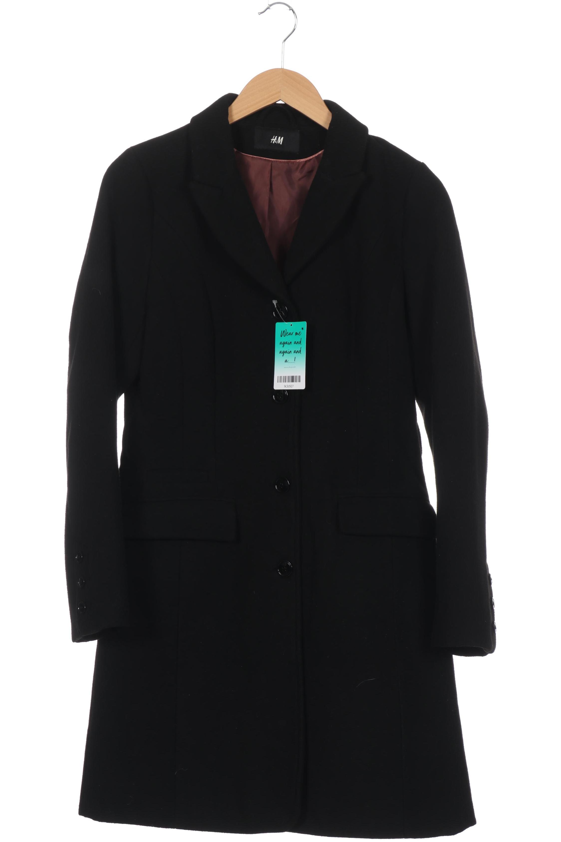 

H&M Damen Mantel, schwarz, Gr.