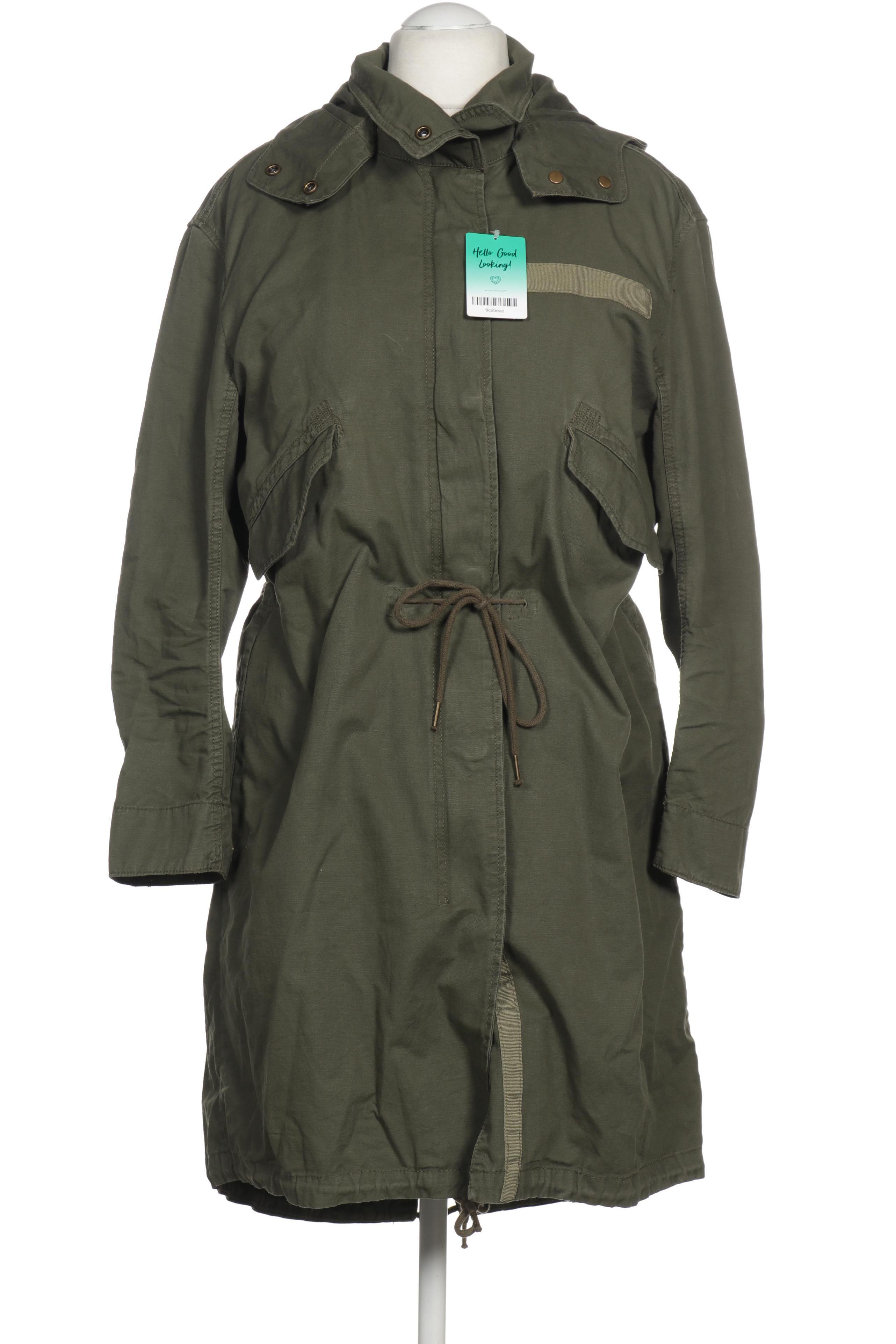 

H&M Damen Mantel, grün, Gr. 38