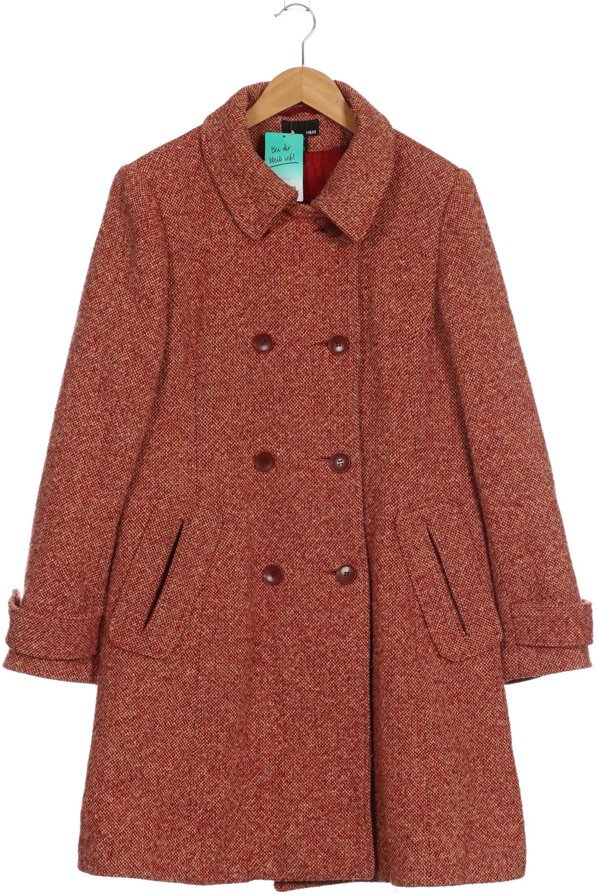 

H&M Damen Mantel, rot, Gr. 44