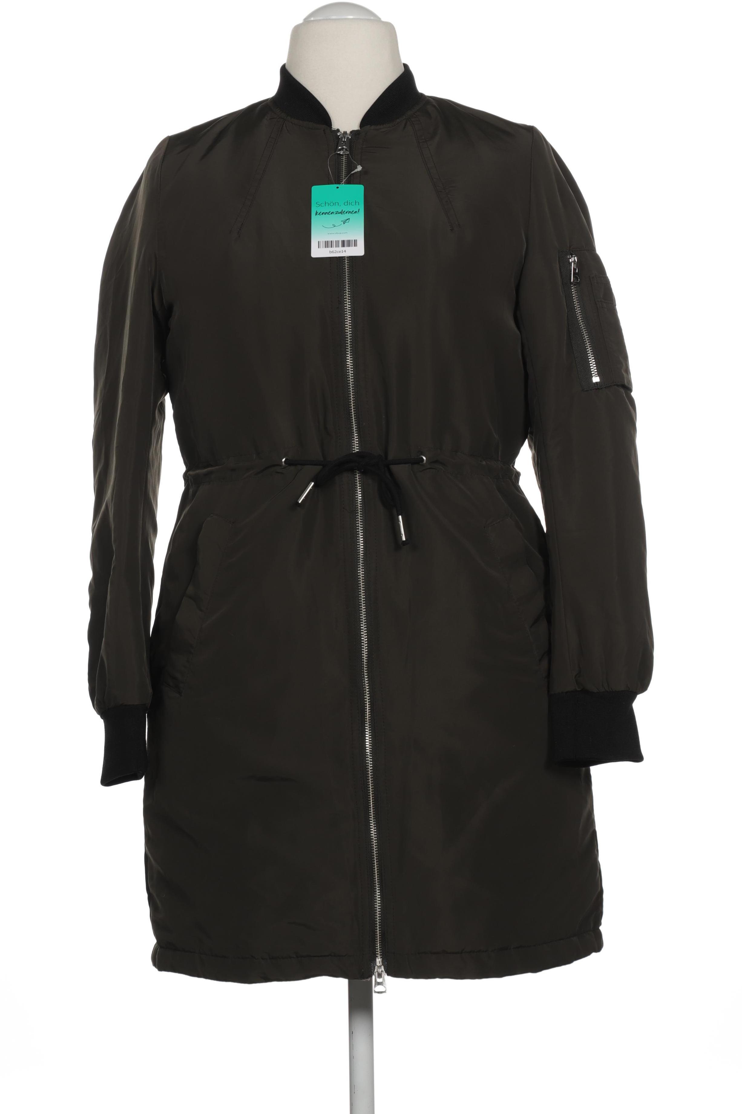 

H&M Damen Mantel, grün, Gr. 42