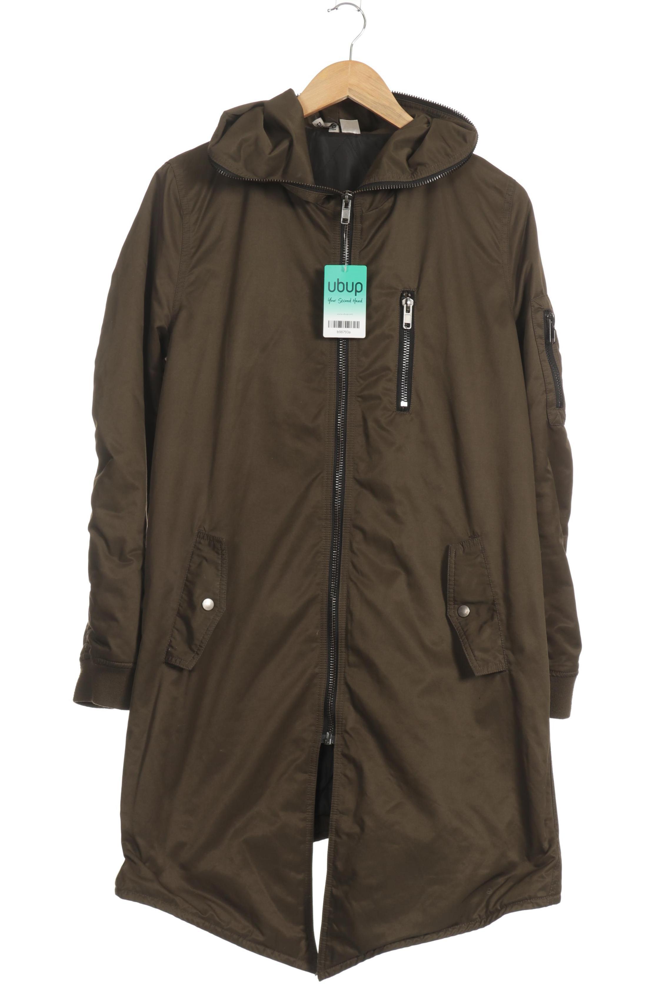 

H&M Damen Mantel, grün, Gr. 42