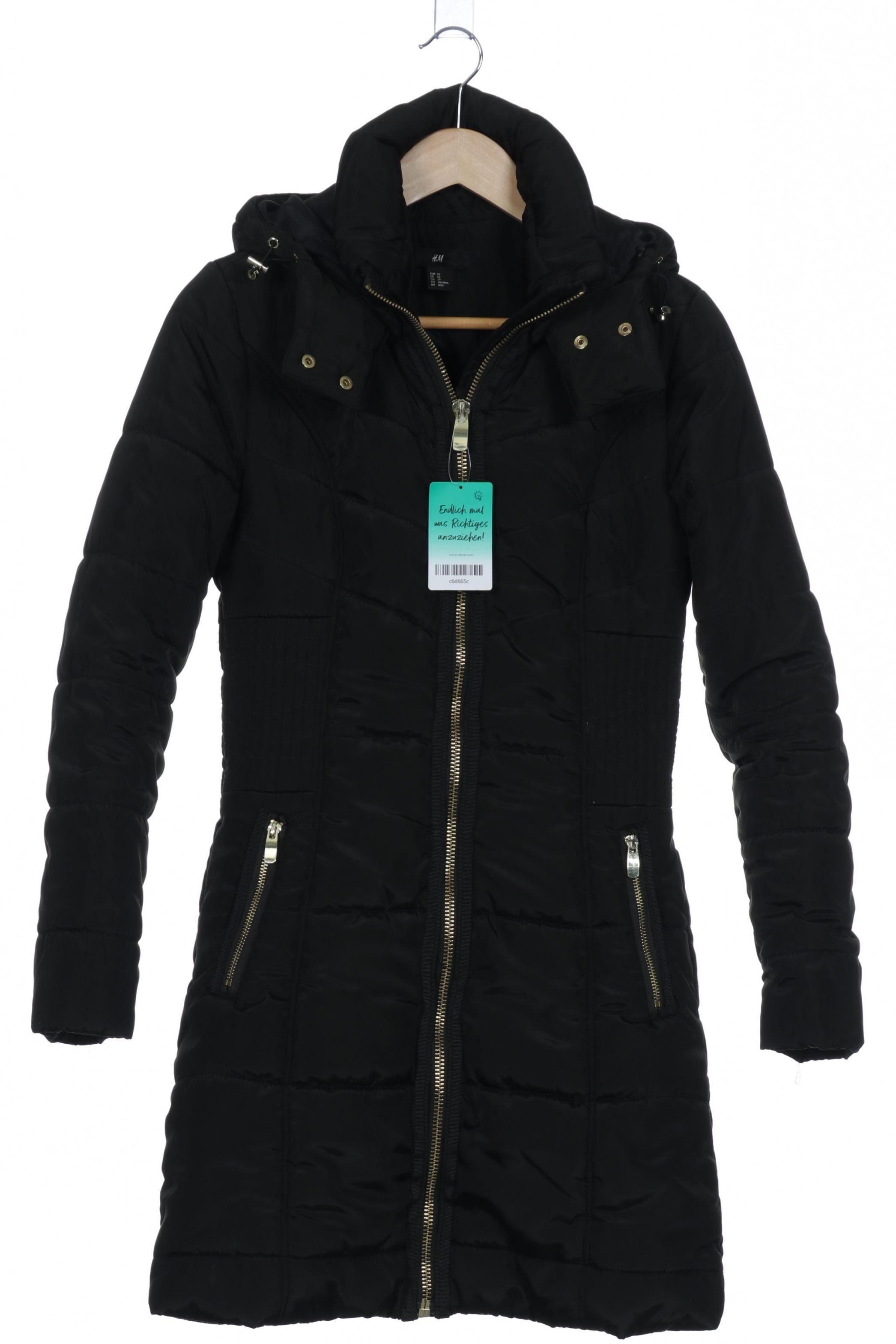 

H&M Damen Mantel, schwarz, Gr.