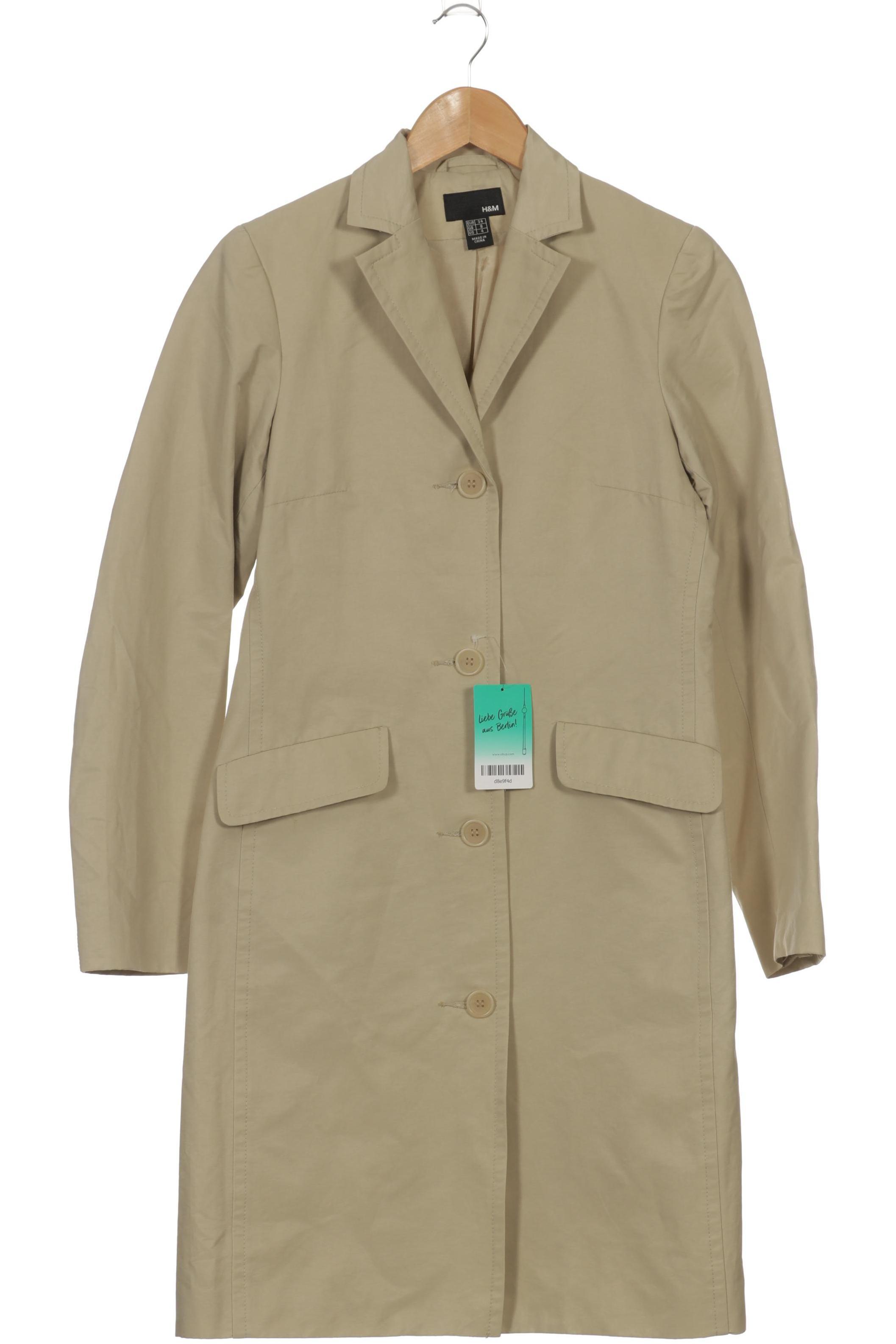 

H&M Damen Mantel, beige, Gr. 34
