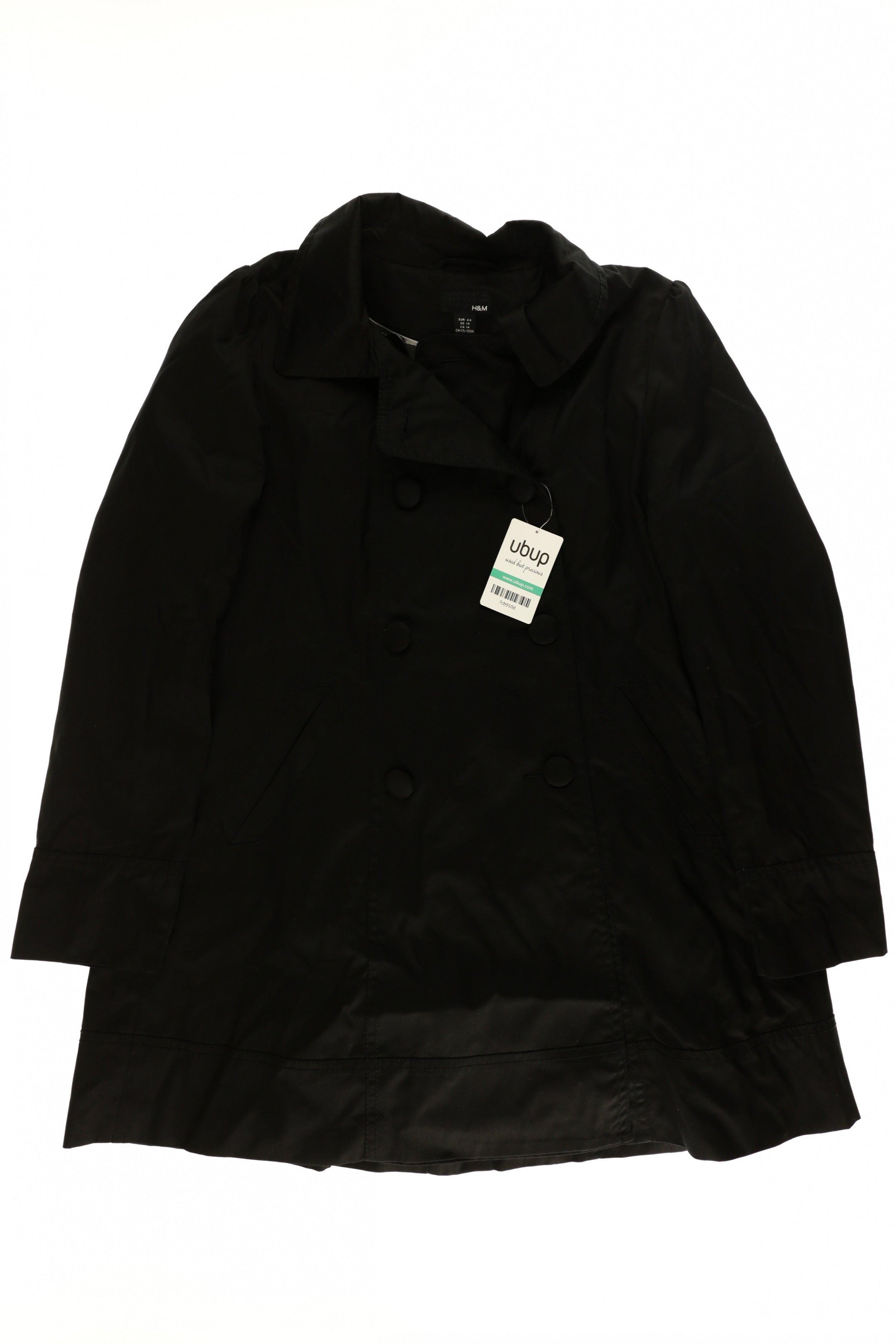 

H&M Damen Mantel, schwarz, Gr. 44