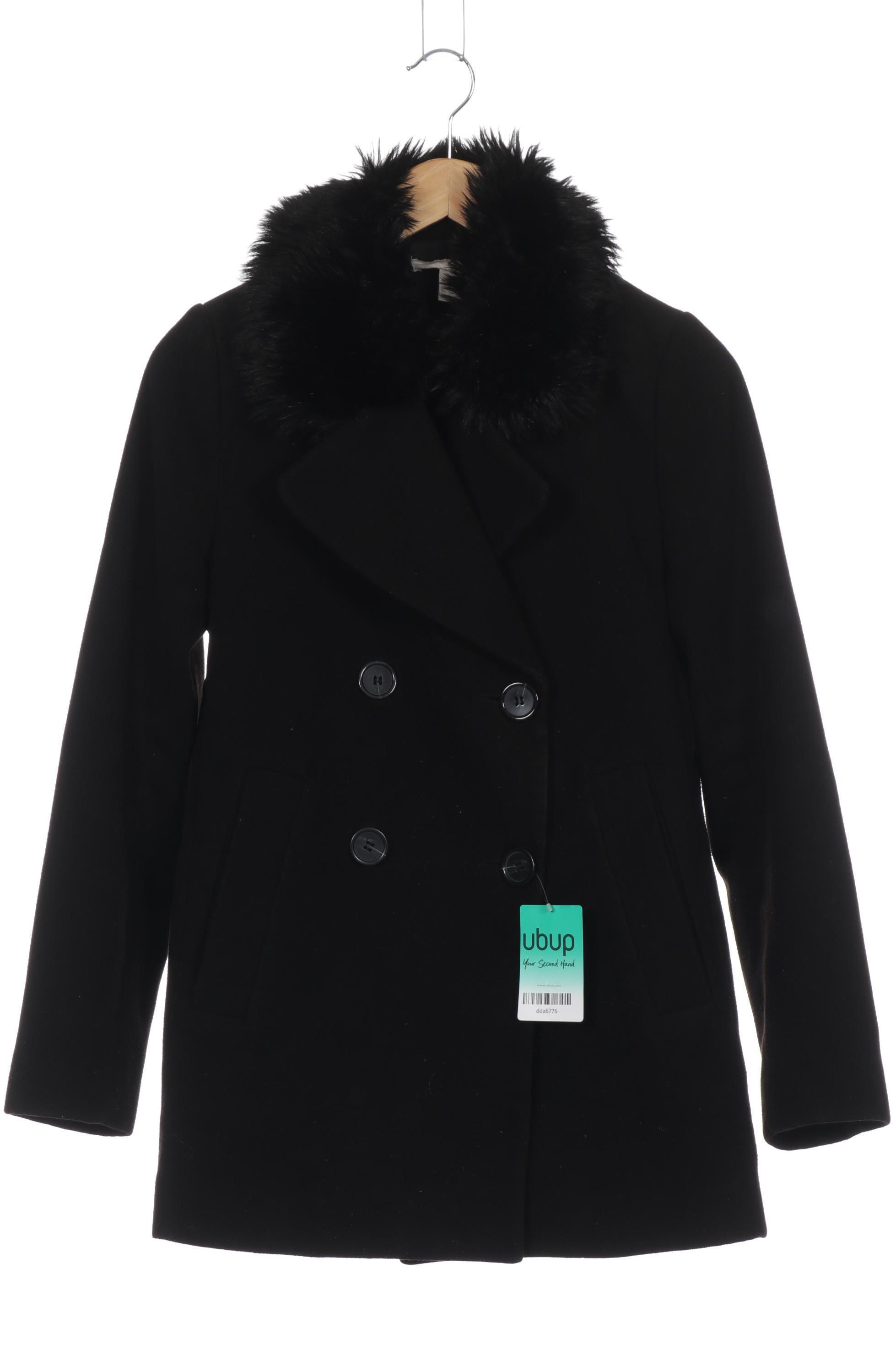 

H&M Damen Mantel, schwarz, Gr. 36