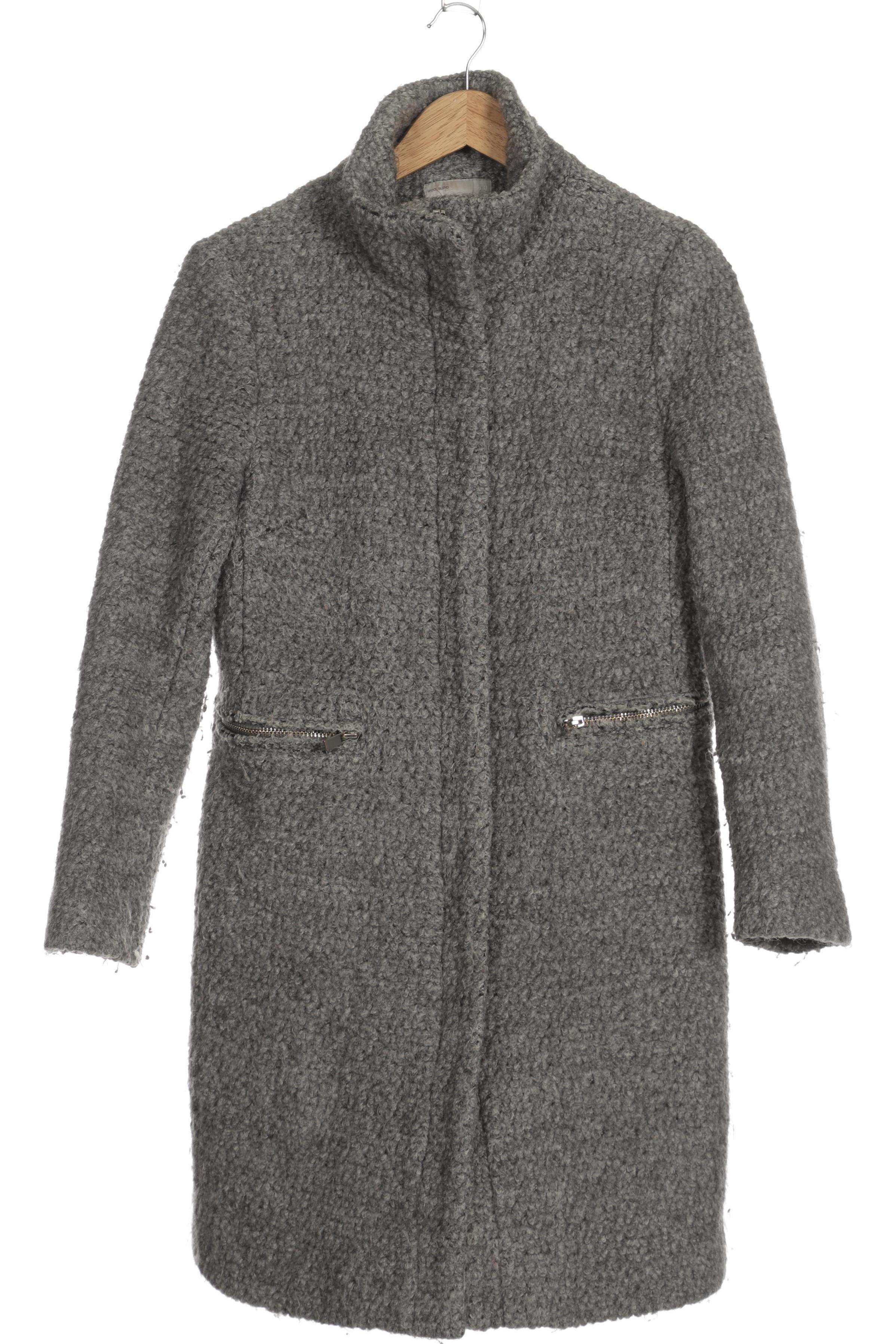 

H&M Damen Mantel, grau, Gr. 42