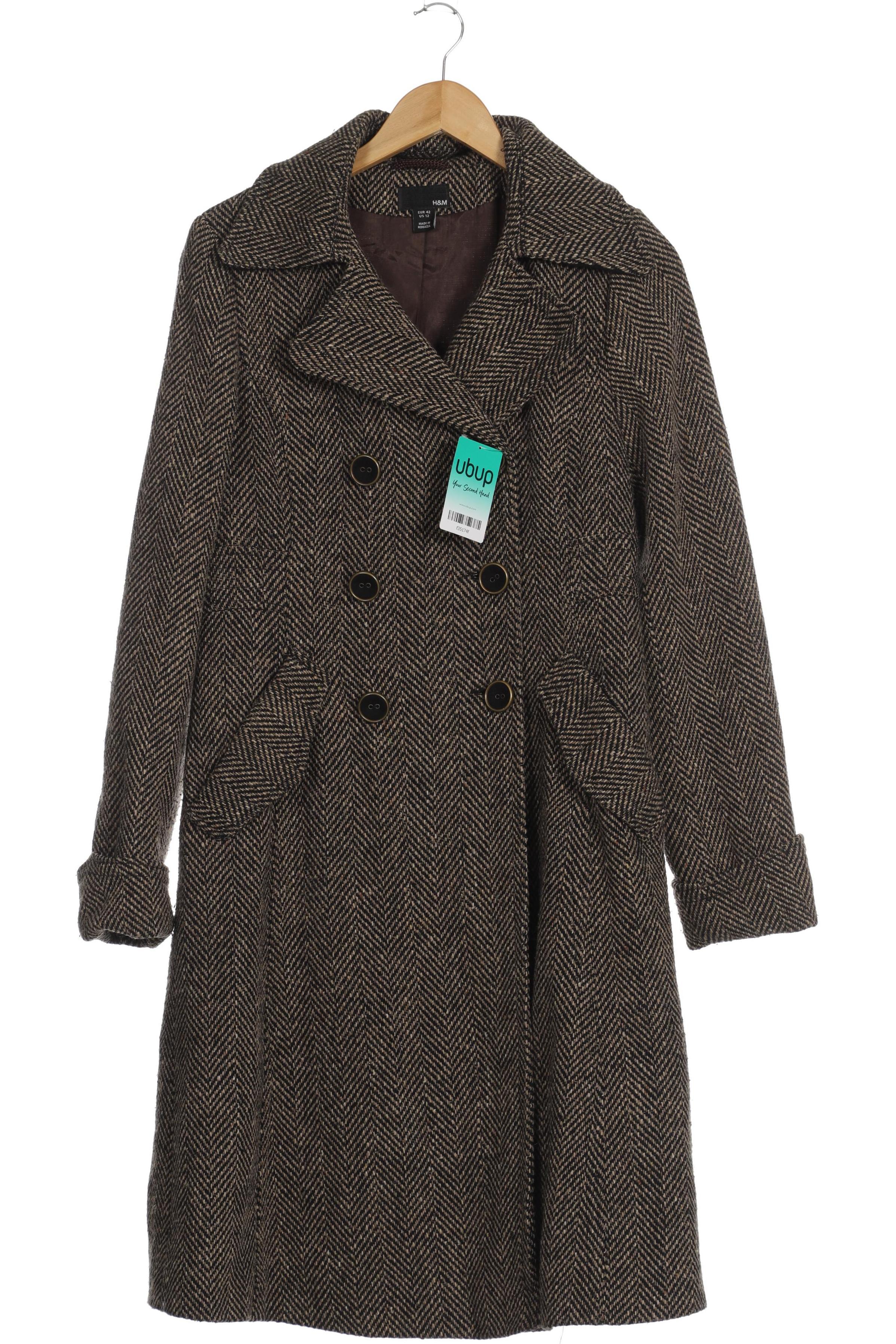 

H&M Damen Mantel, braun, Gr. 42