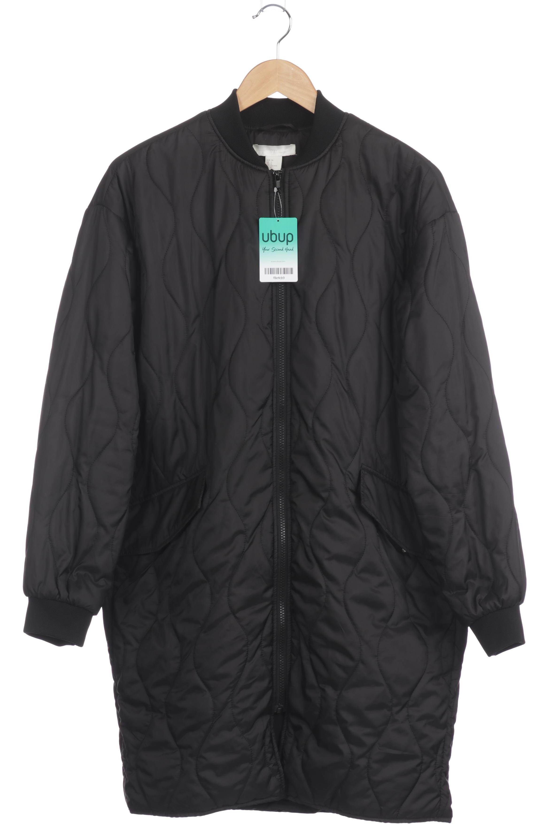 

H&M Damen Mantel, schwarz, Gr. 36