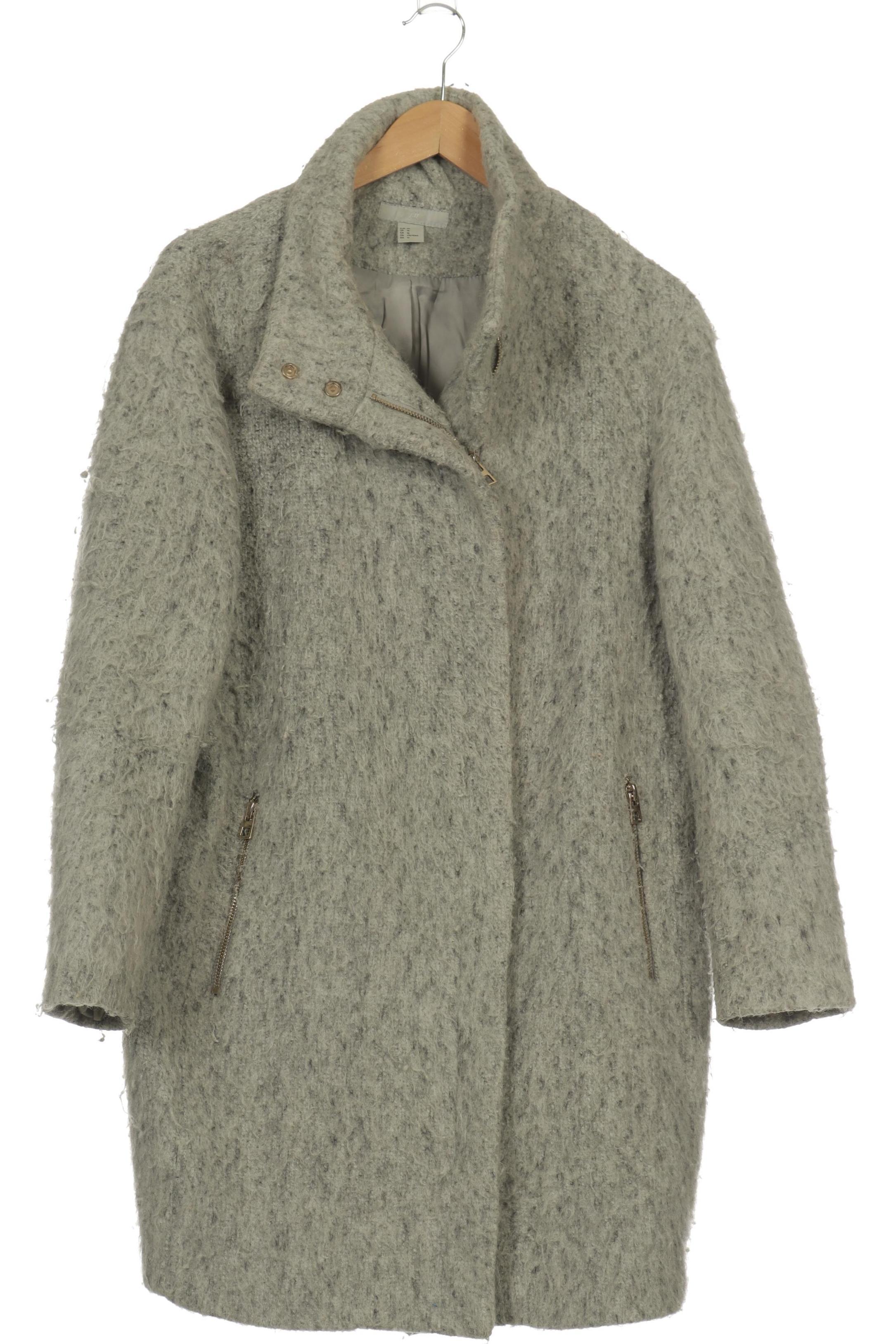 

H&M Damen Mantel, grau, Gr. 46