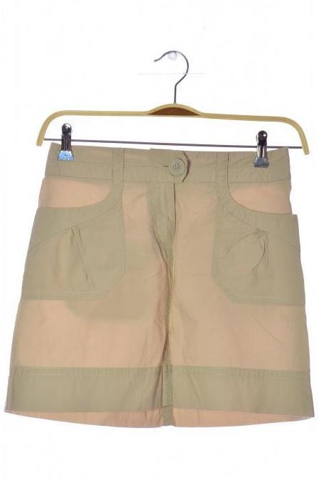 

H&M Damen Rock, gelb, orange, Gr. 34