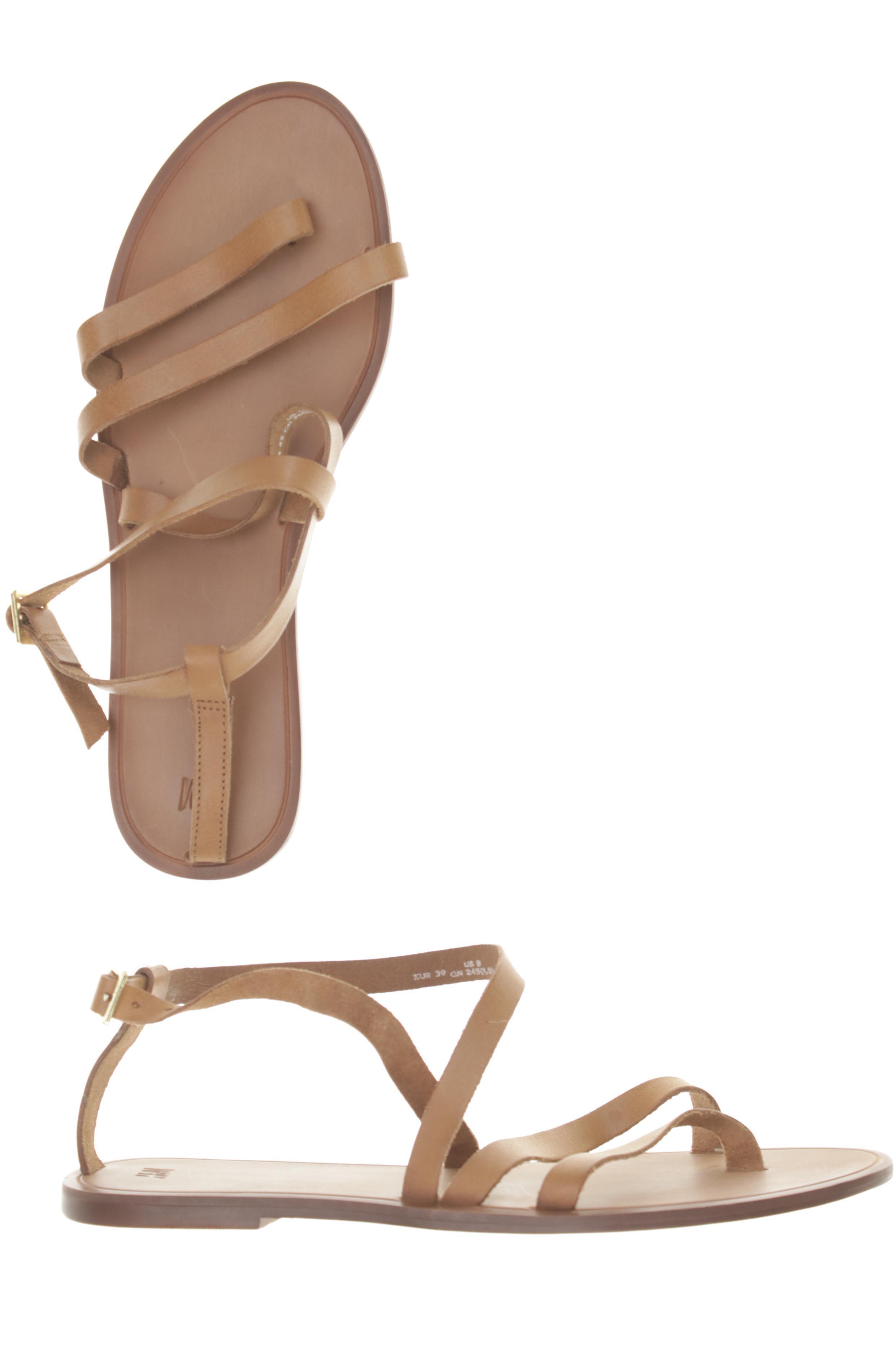 

H&M Damen Sandale, braun, Gr. 40