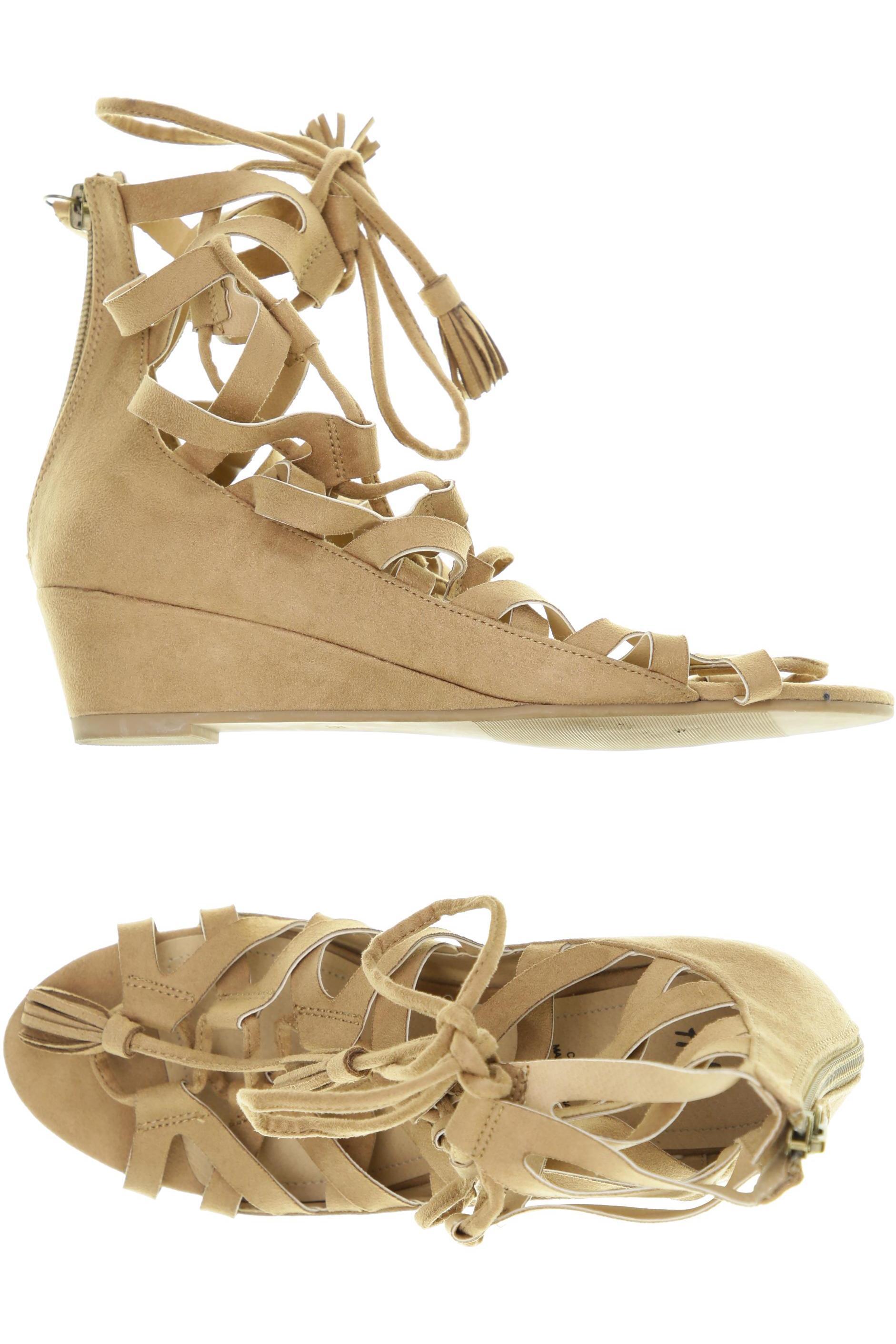 

H&M Damen Sandale, beige, Gr. 36