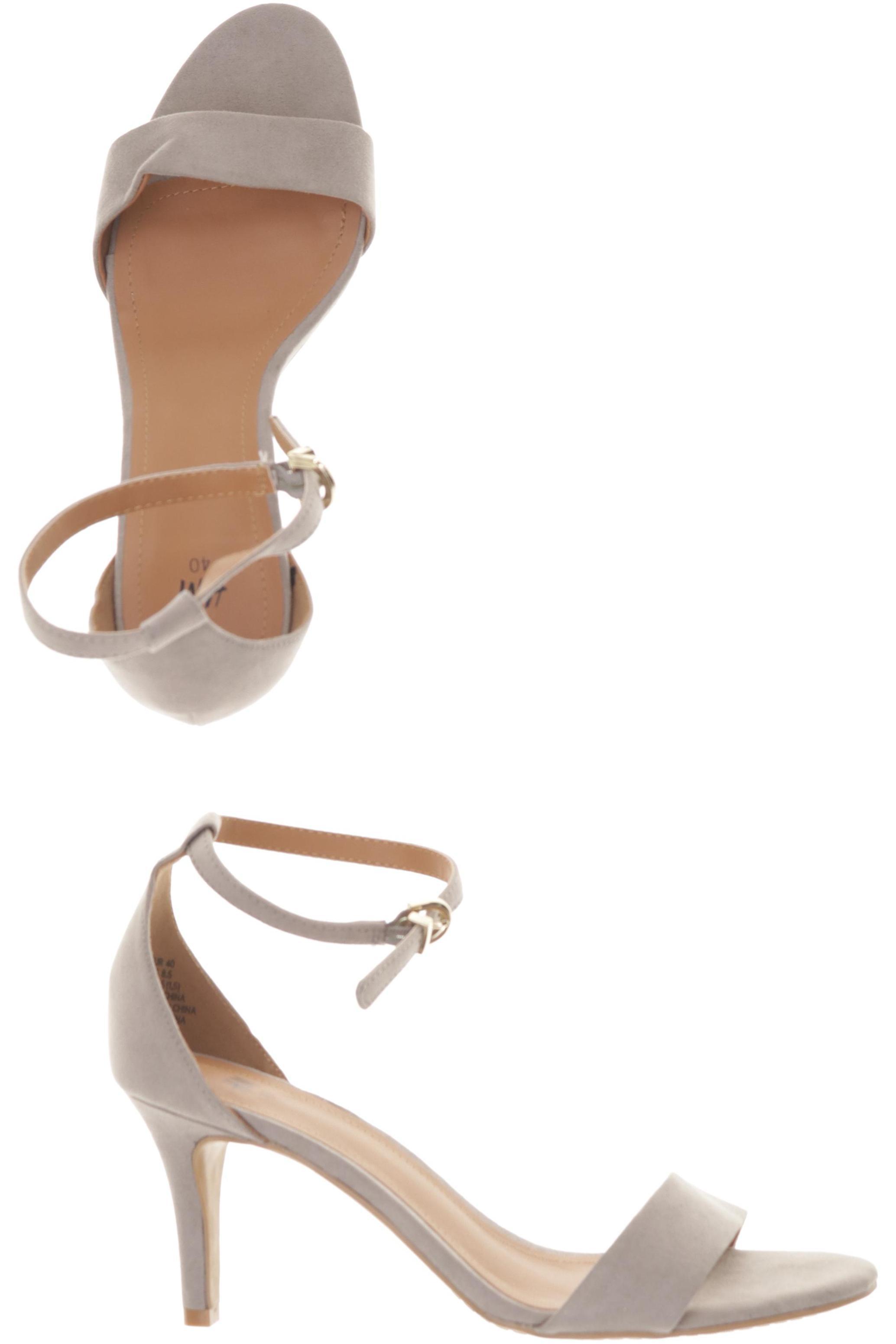 

H&M Damen Sandale, grau, Gr. 40