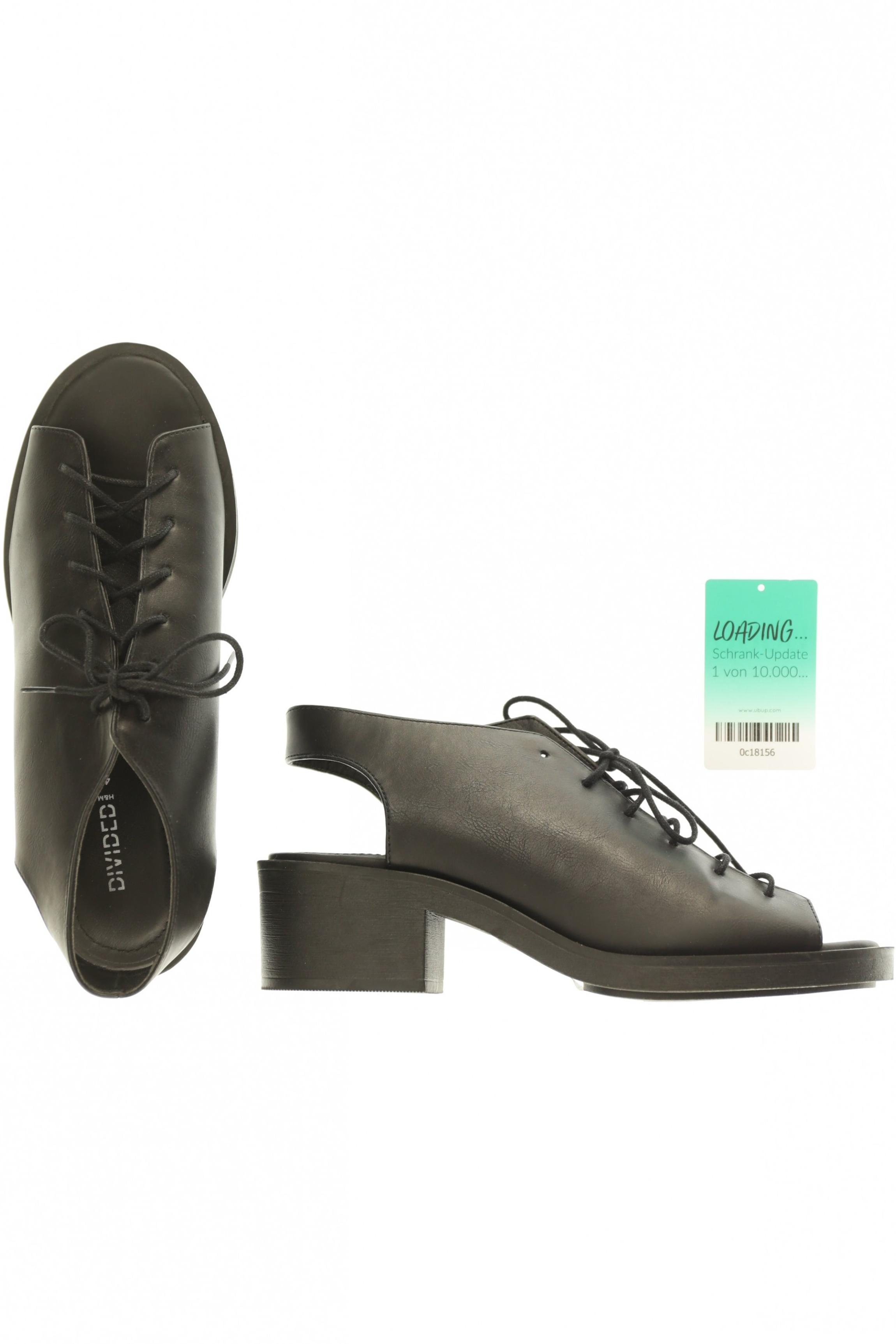 

H&M Damen Sandale, schwarz, Gr. 40