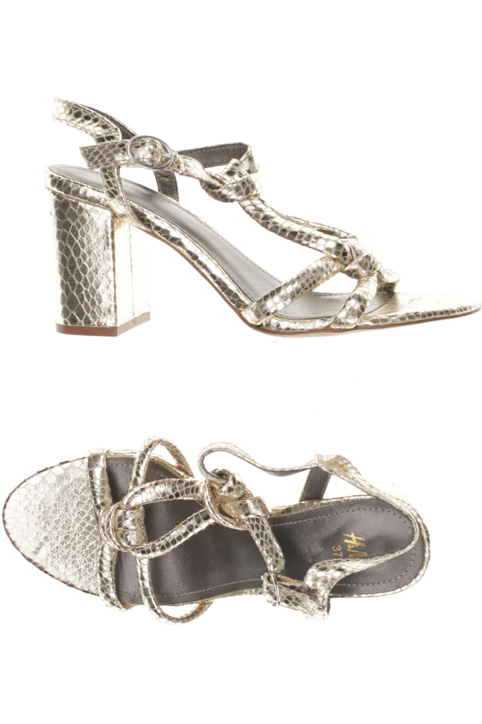 

H&M Damen Sandale, beige, Gr. 37