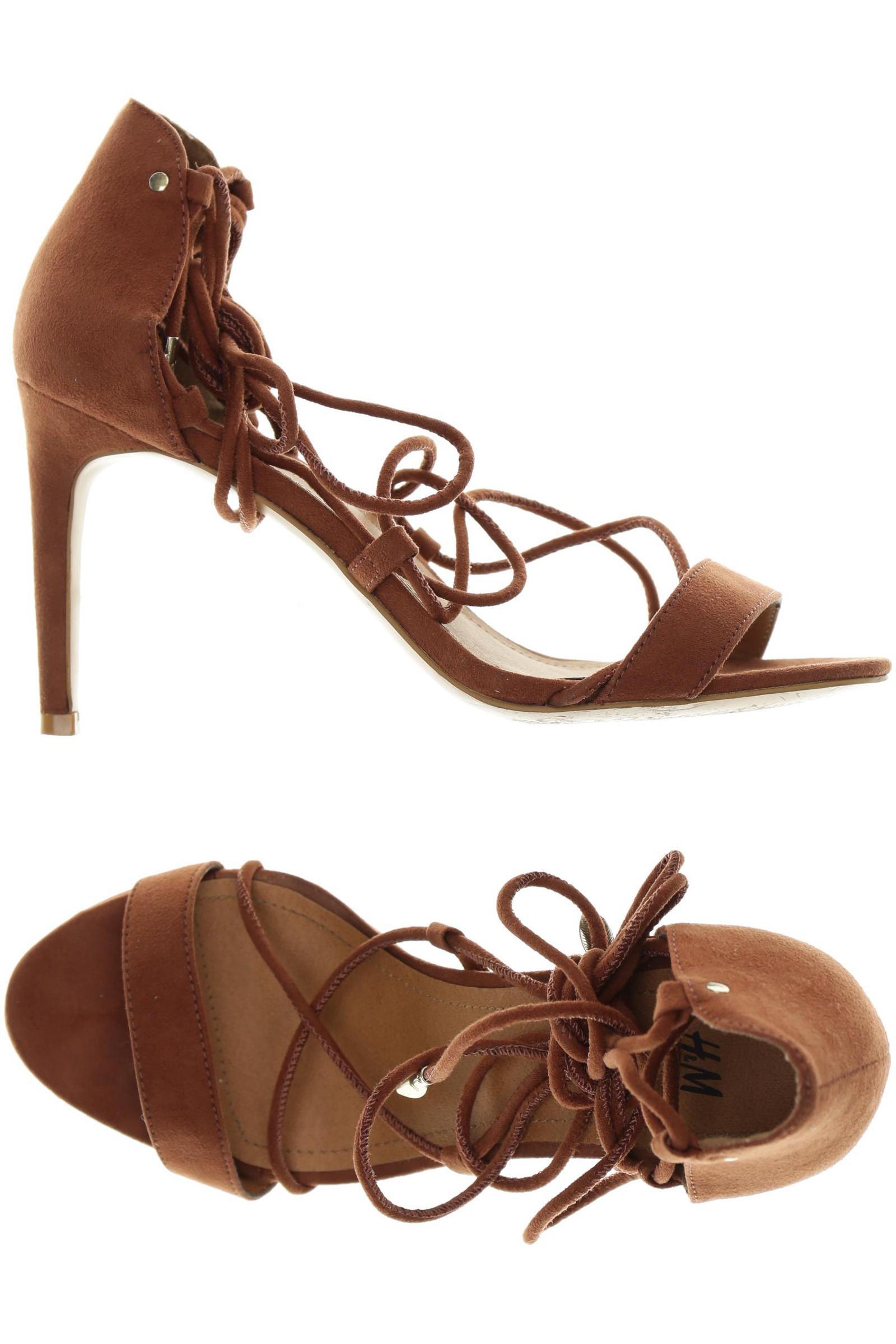 

H&M Damen Sandale, braun, Gr. 37