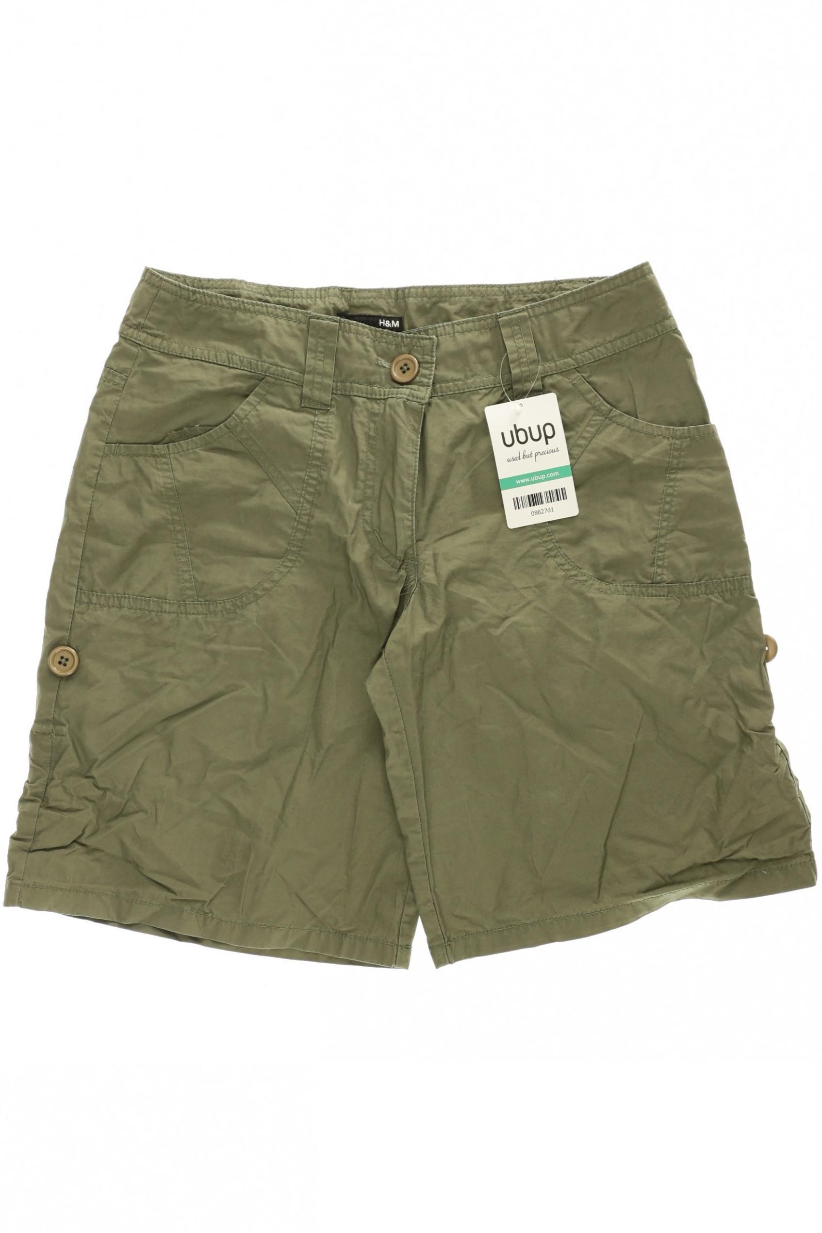 

H&M Damen Shorts, grün, Gr. 36