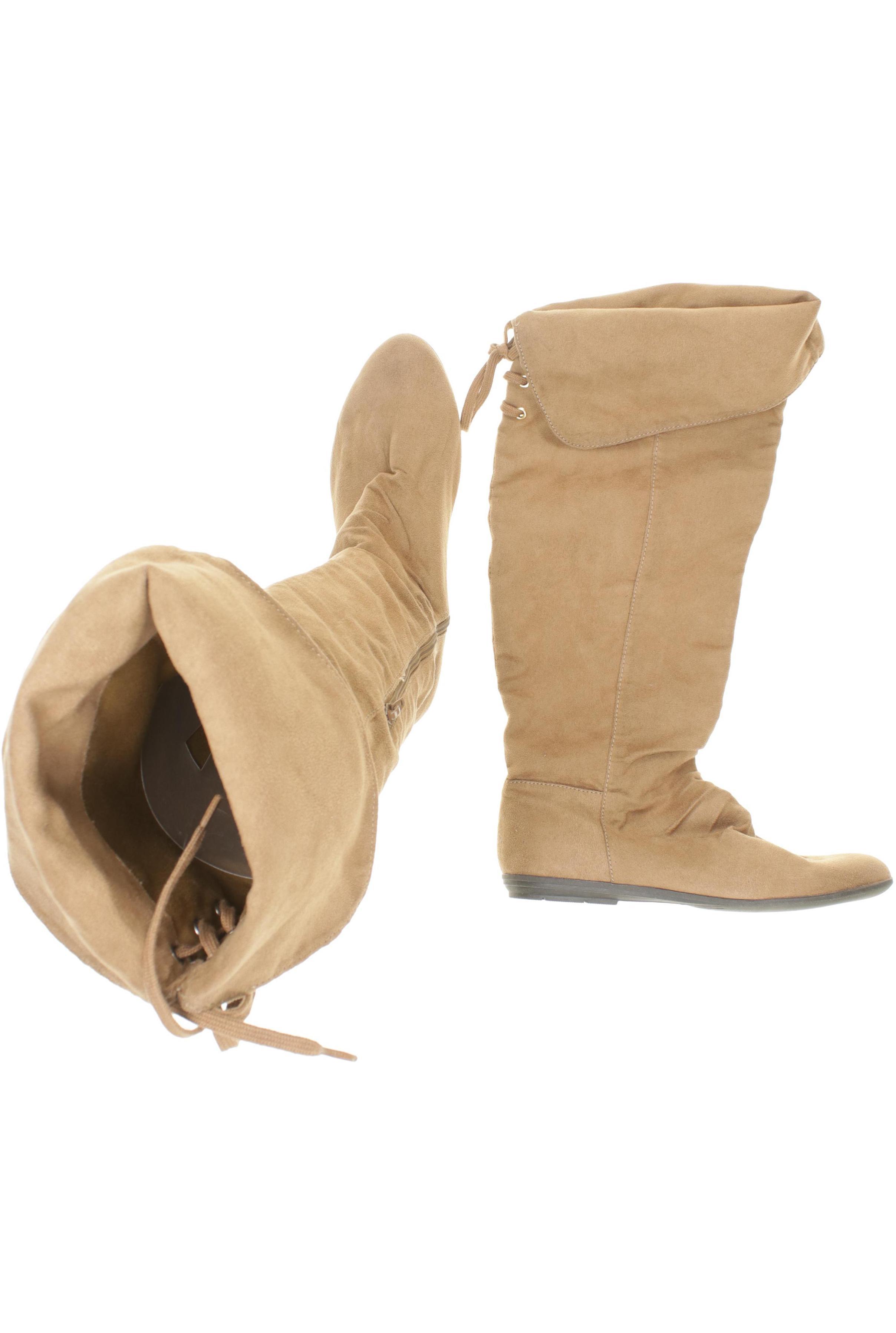 

H&M Damen Stiefel, beige, Gr. 41