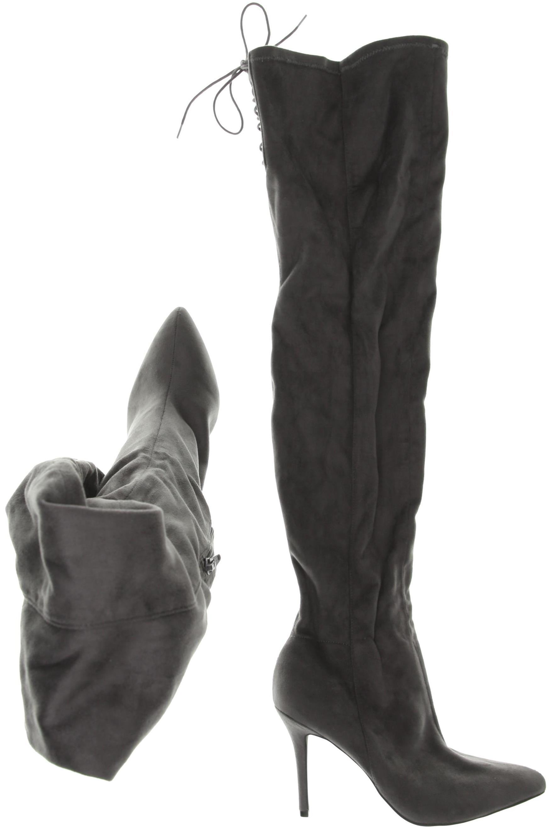 

H&M Damen Stiefel, grau, Gr. 41