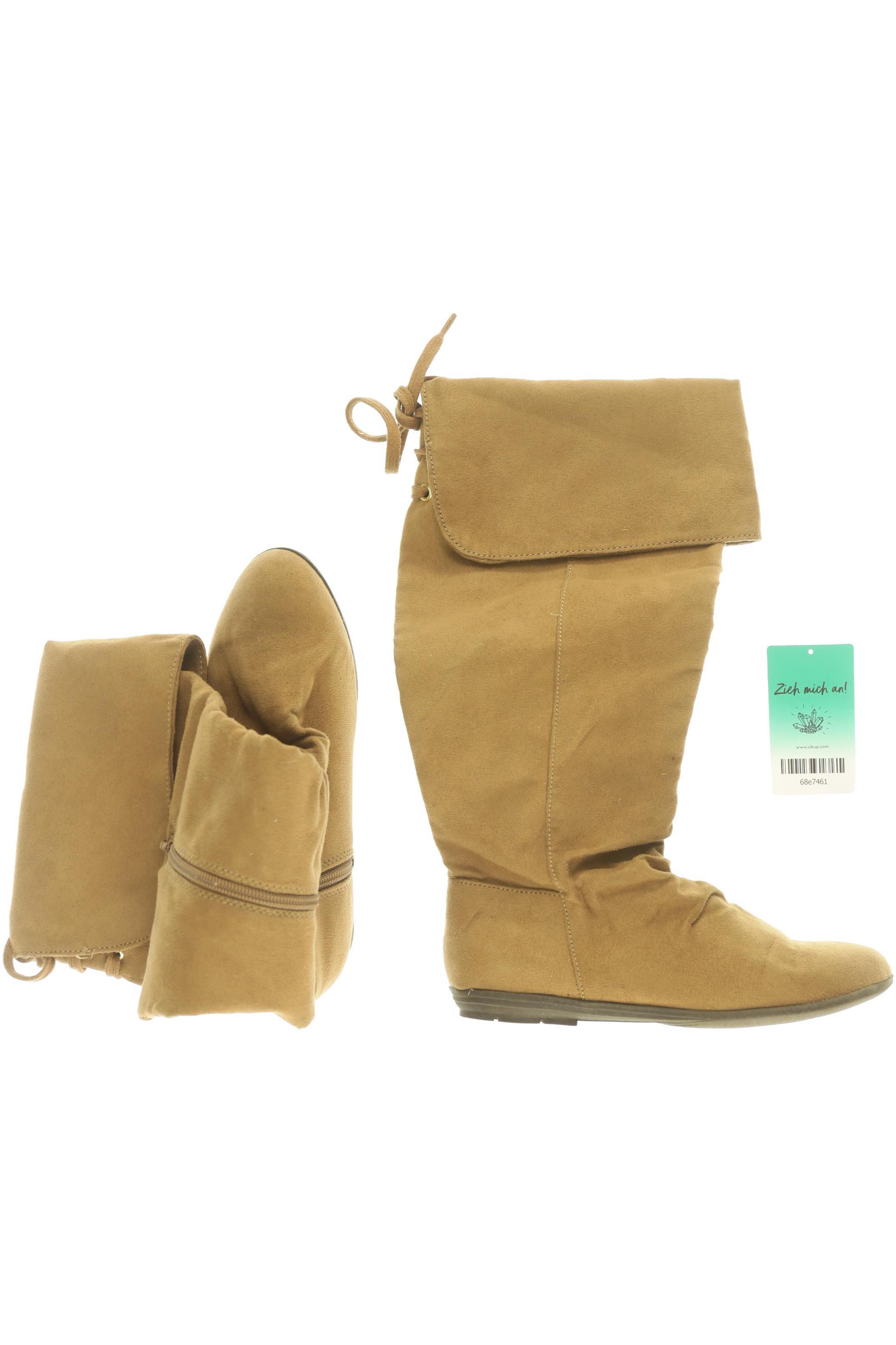 

H&M Damen Stiefel, beige, Gr. 38