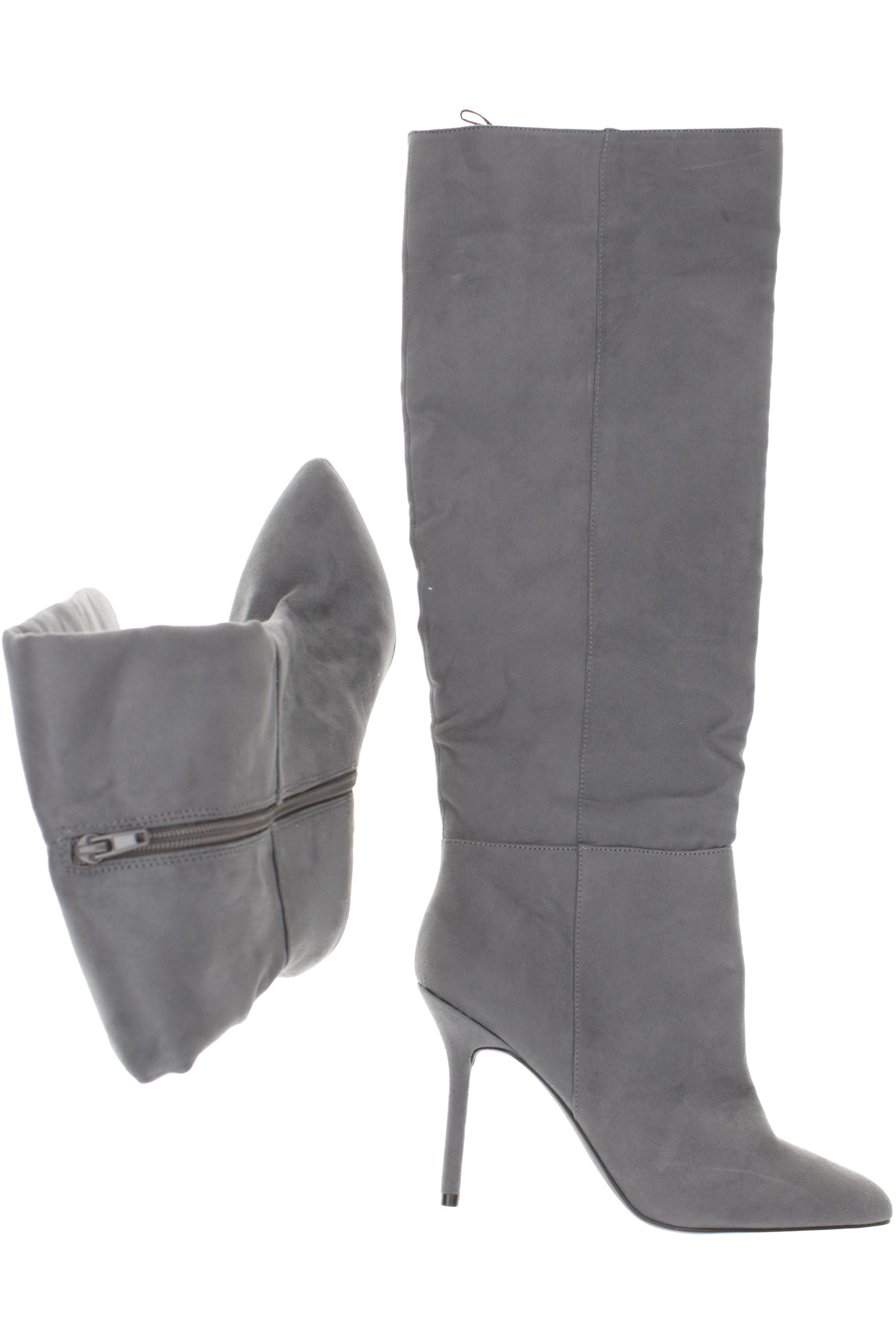 

H&M Damen Stiefel, grau, Gr. 39