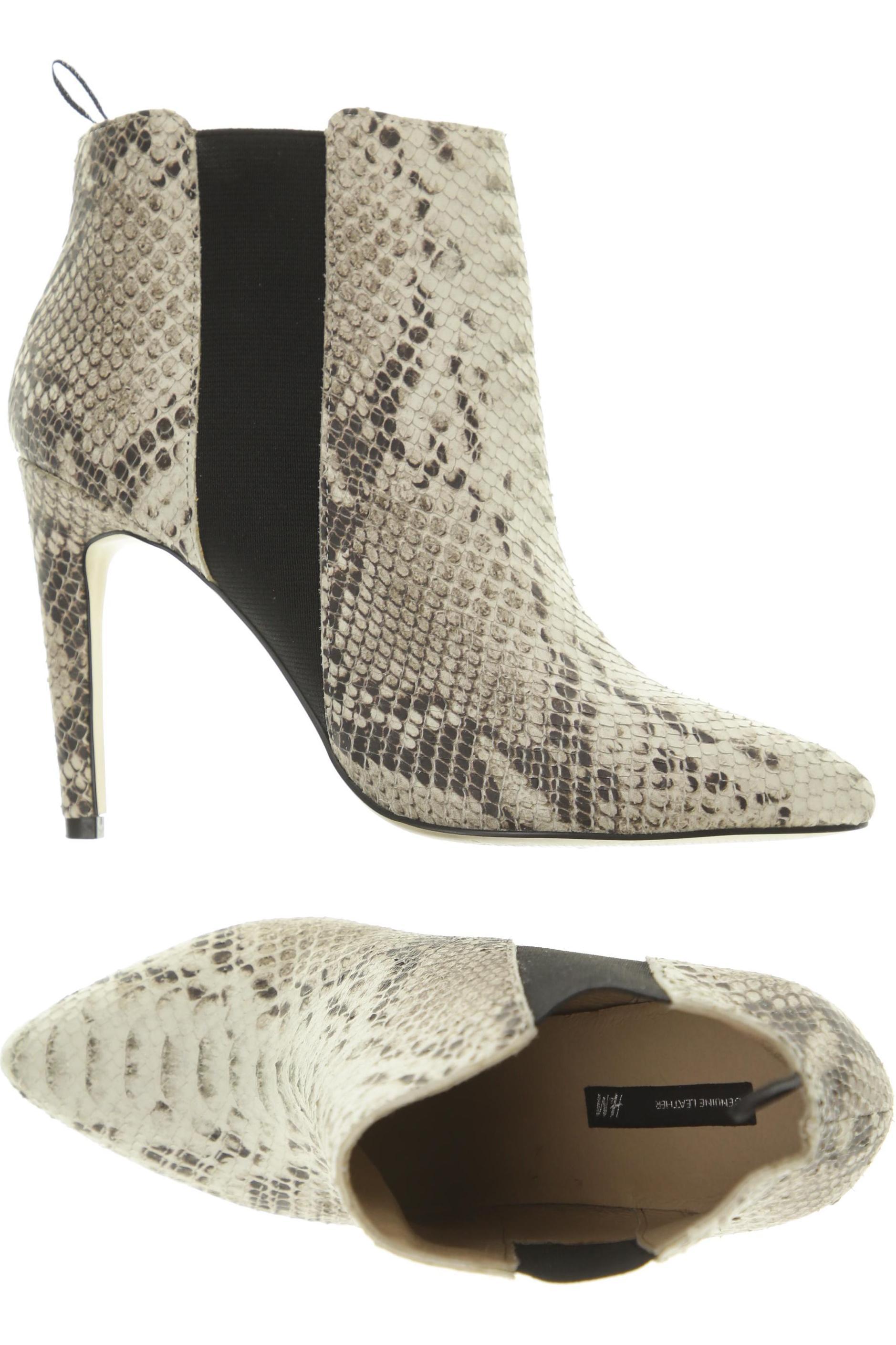 

H&M Damen Stiefelette, beige, Gr. 39