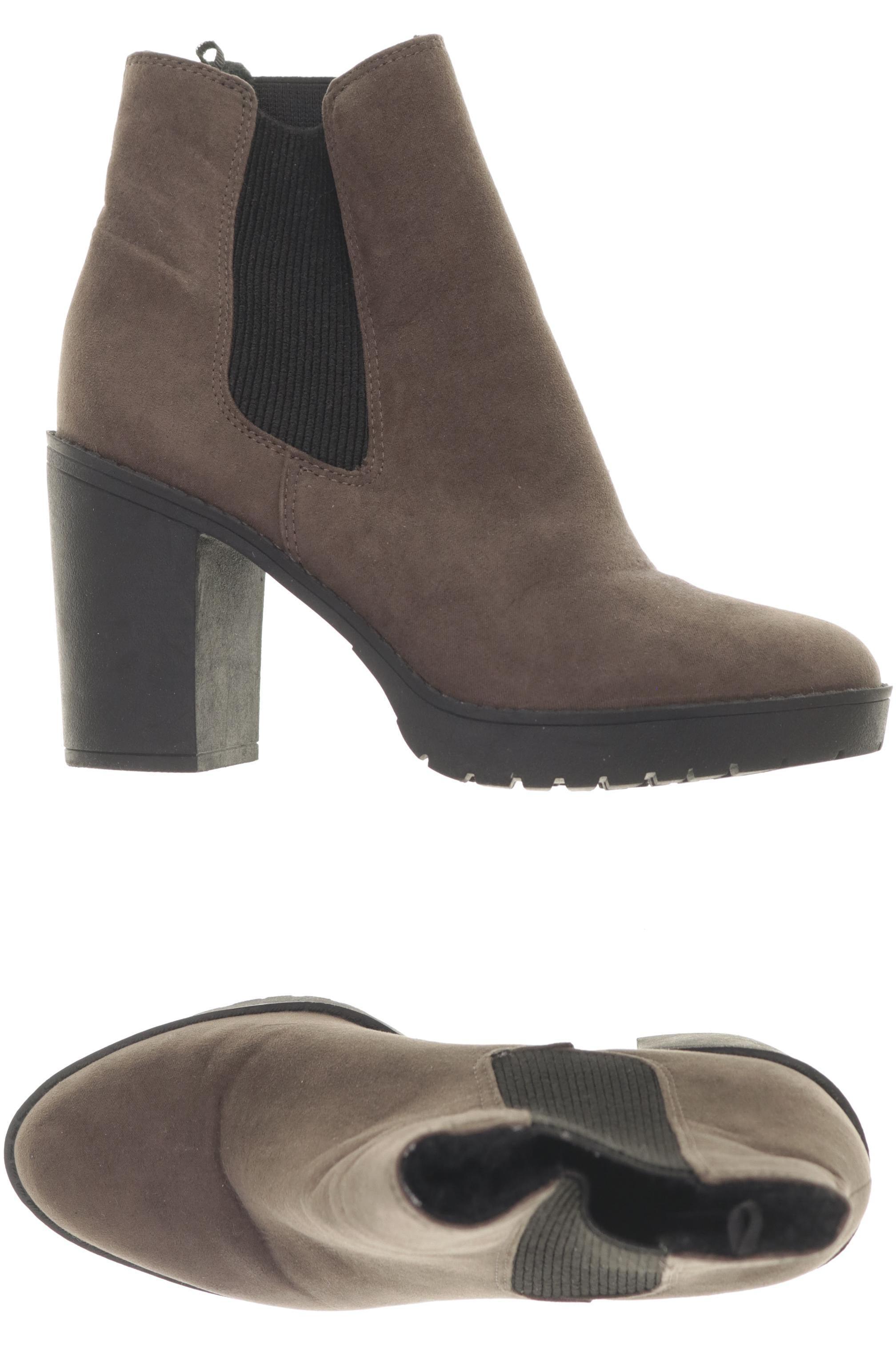 

H&M Damen Stiefelette, braun, Gr. 36