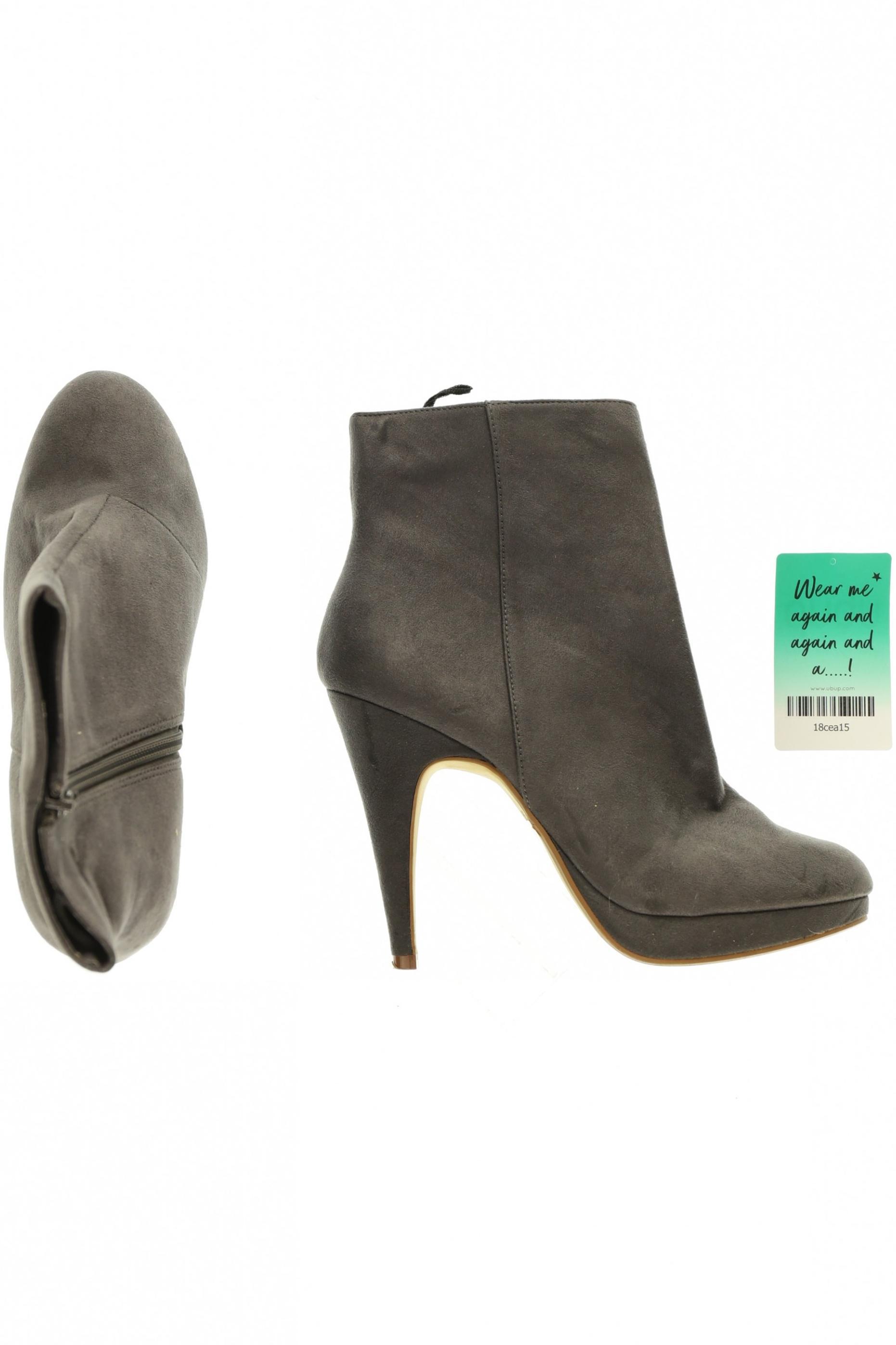 

H&M Damen Stiefelette, grau, Gr. 39