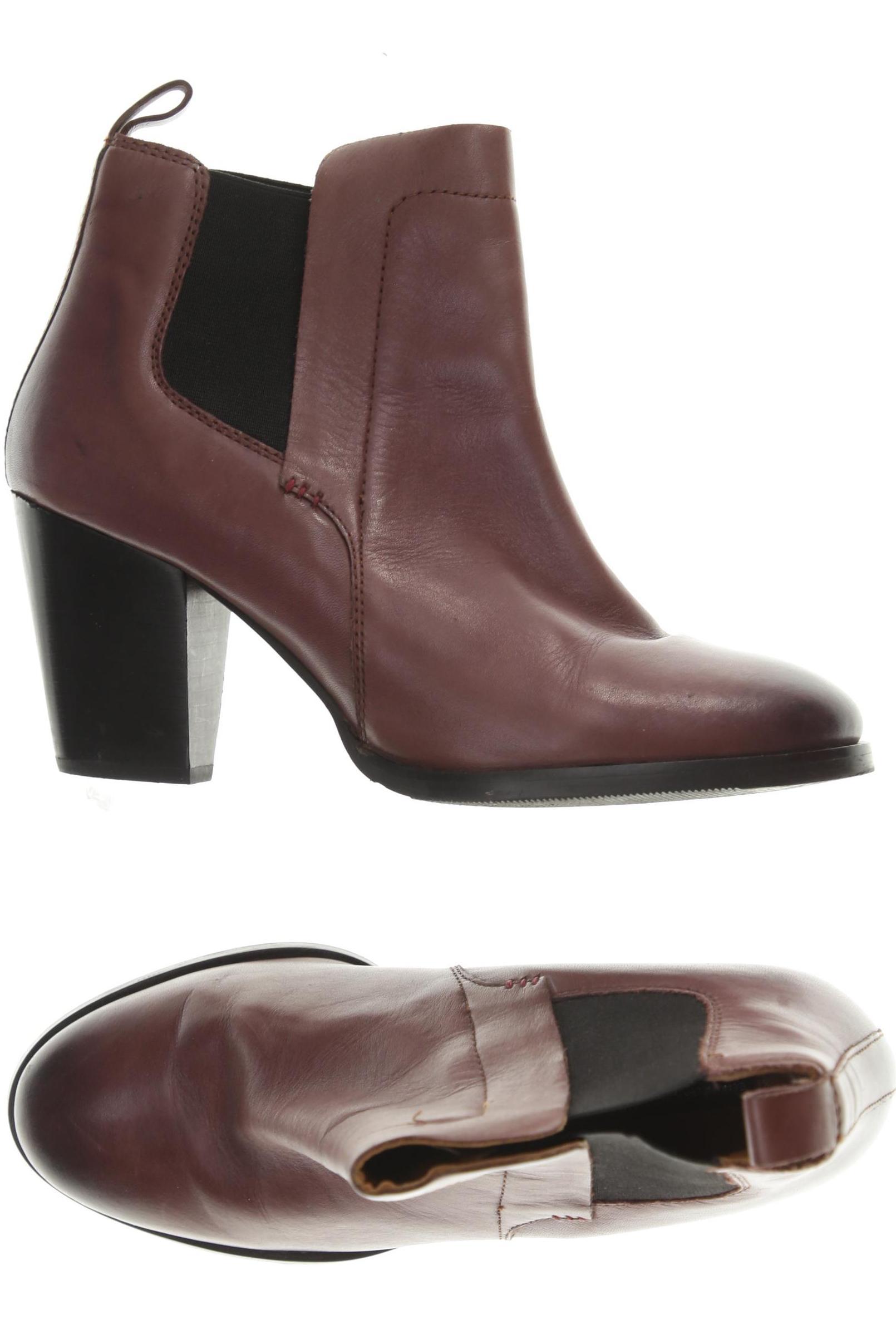 

H&M Damen Stiefelette, rot, Gr. 40