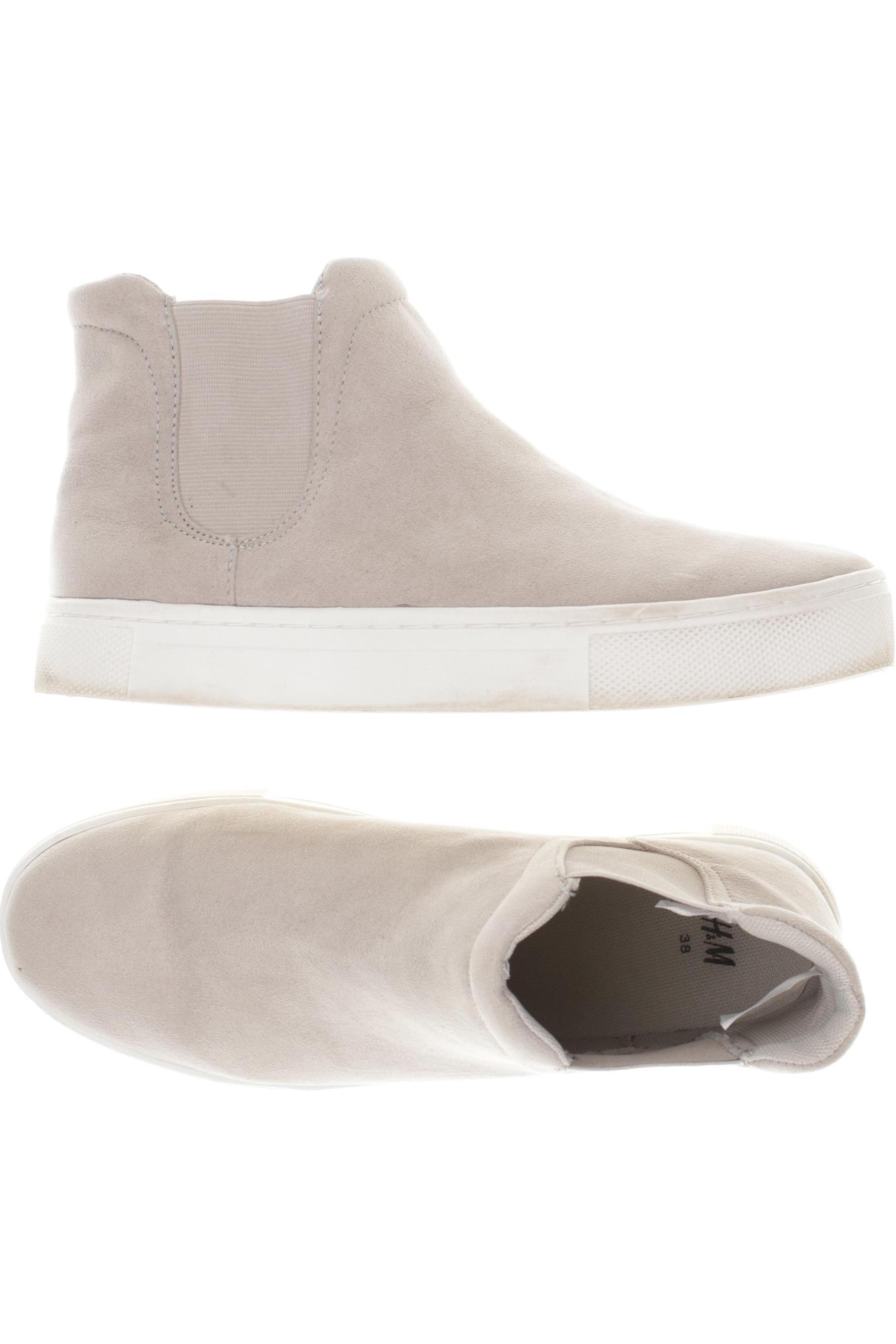 

H&M Damen Stiefelette, grau, Gr. 38