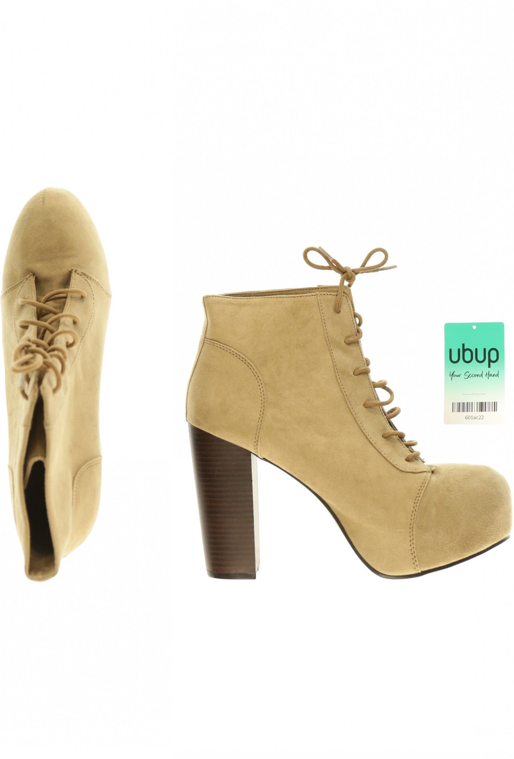 

H&M Damen Stiefelette, beige, Gr. 41