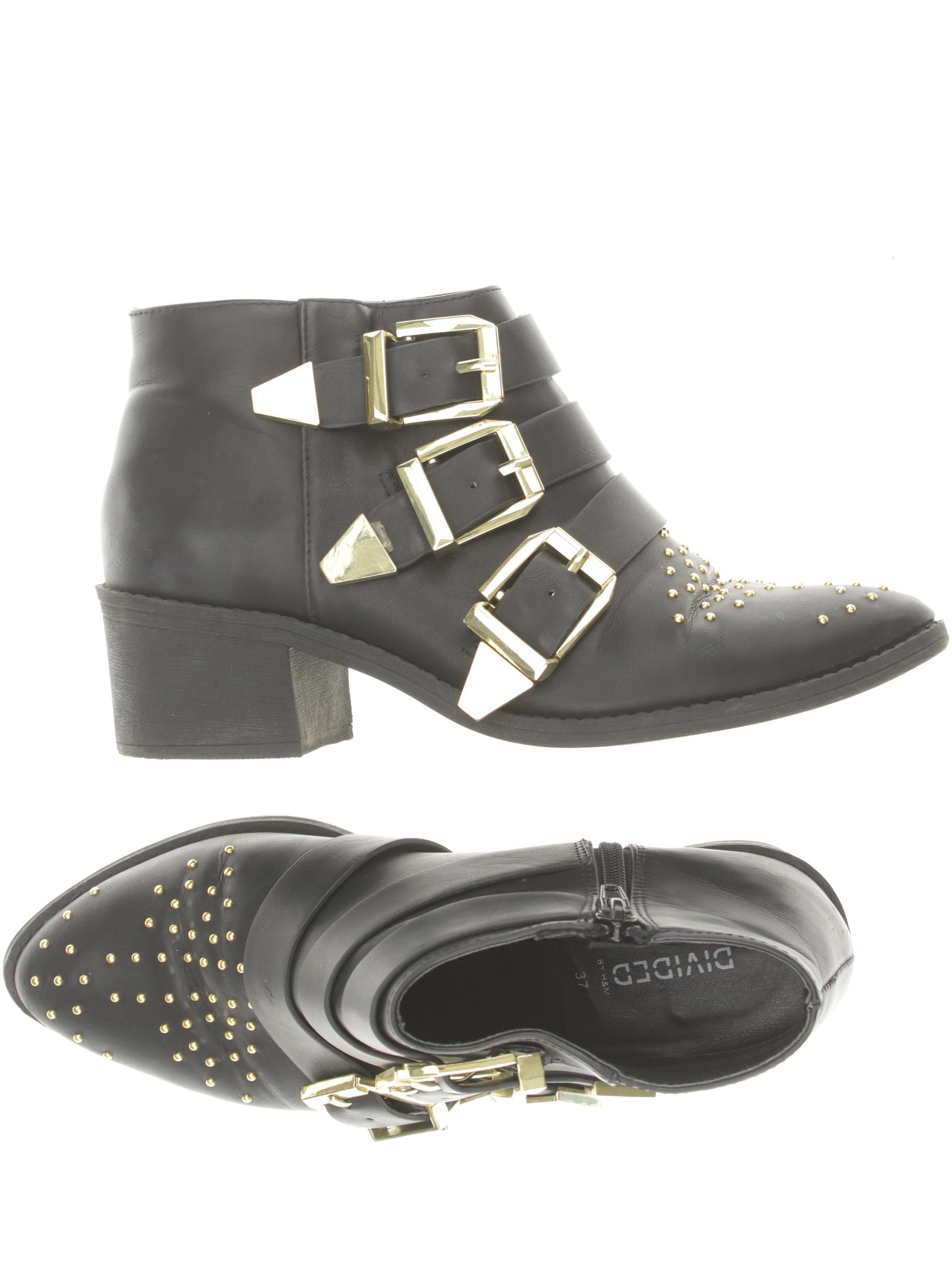 

H&M Damen Stiefelette, schwarz, Gr. 37