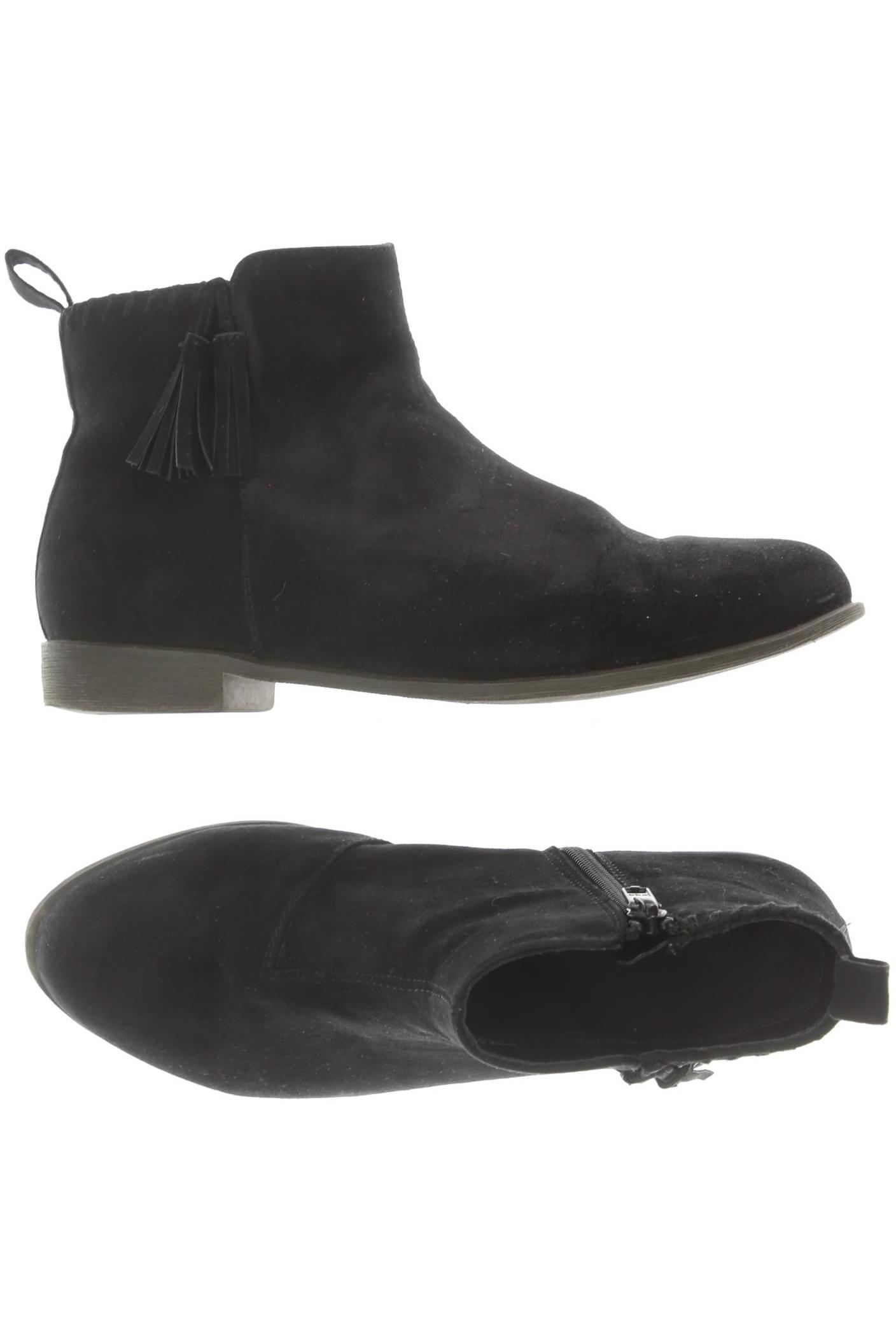 

H&M Damen Stiefelette, schwarz, Gr. 37