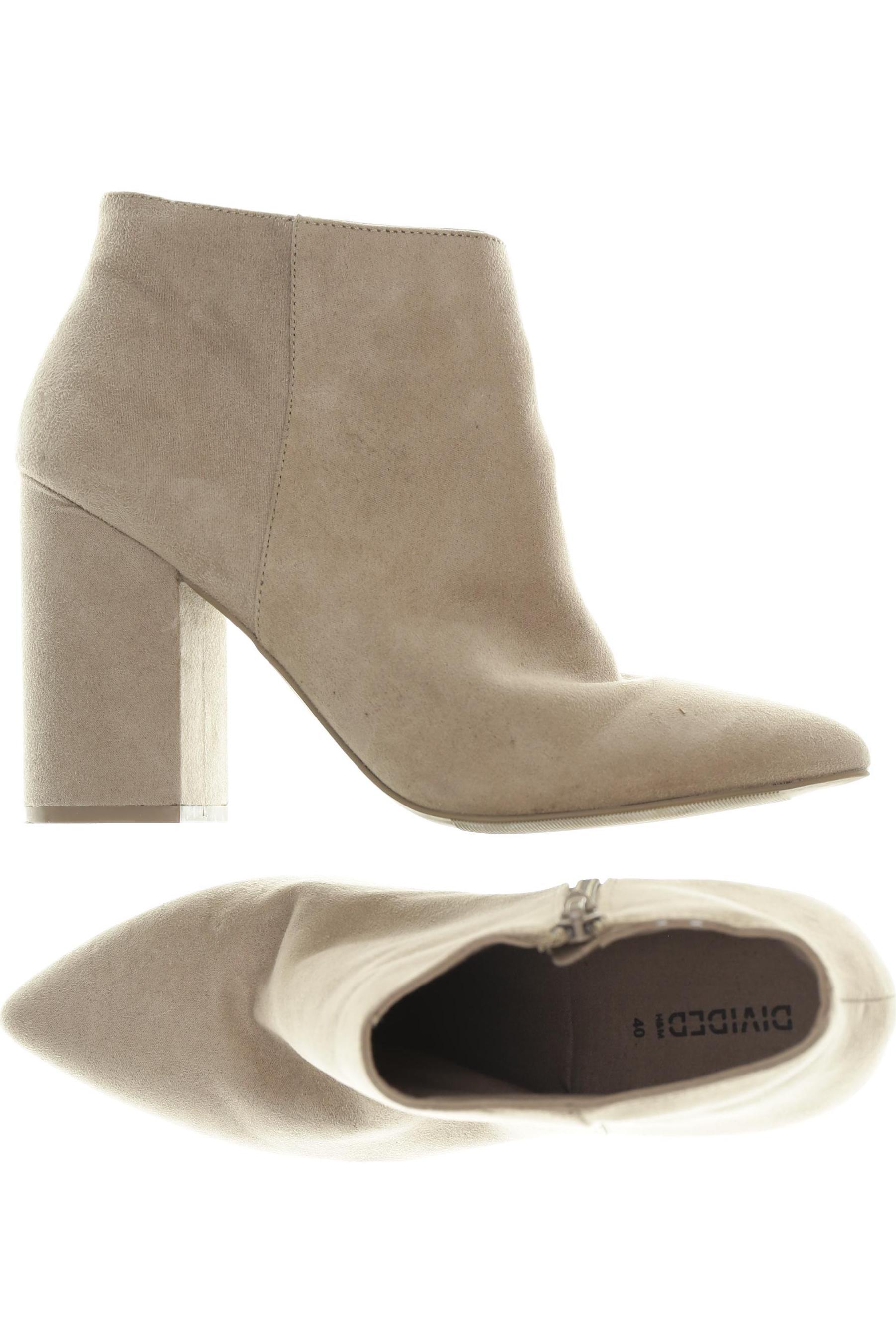 

H&M Damen Stiefelette, beige, Gr. 40