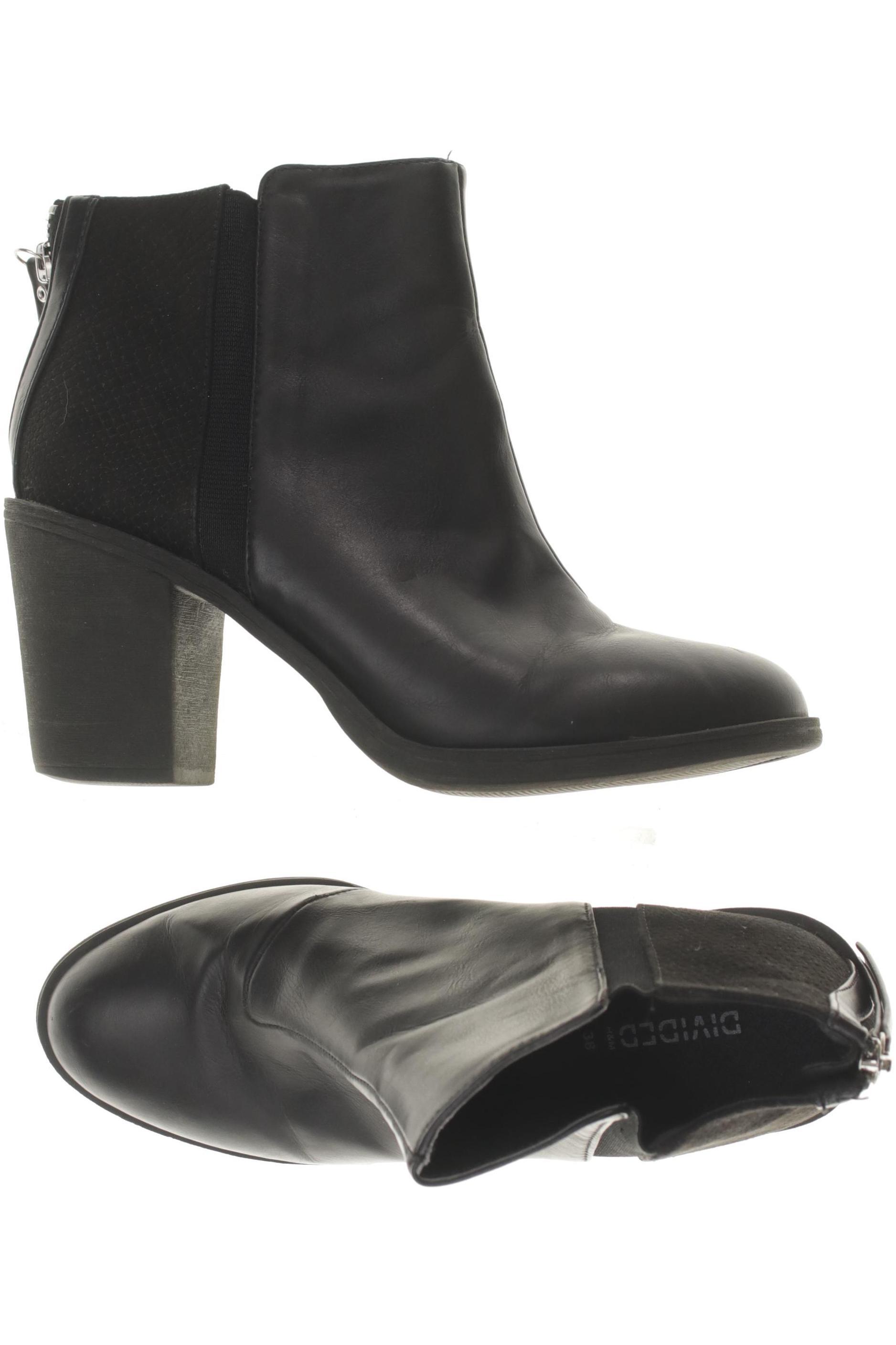 

H&M Damen Stiefelette, schwarz, Gr. 38